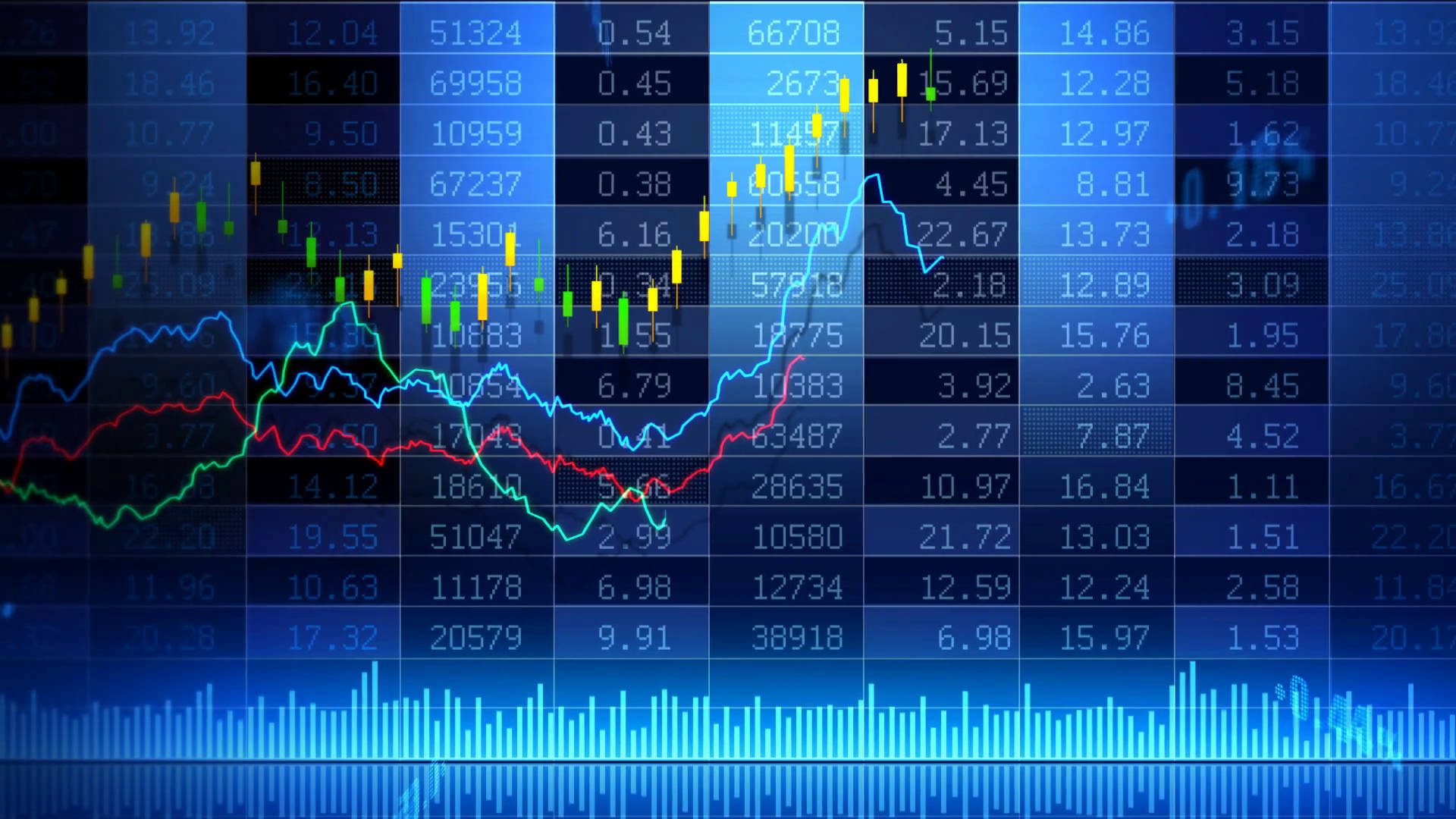 Stock Market Perfect Line Chart Representation Background