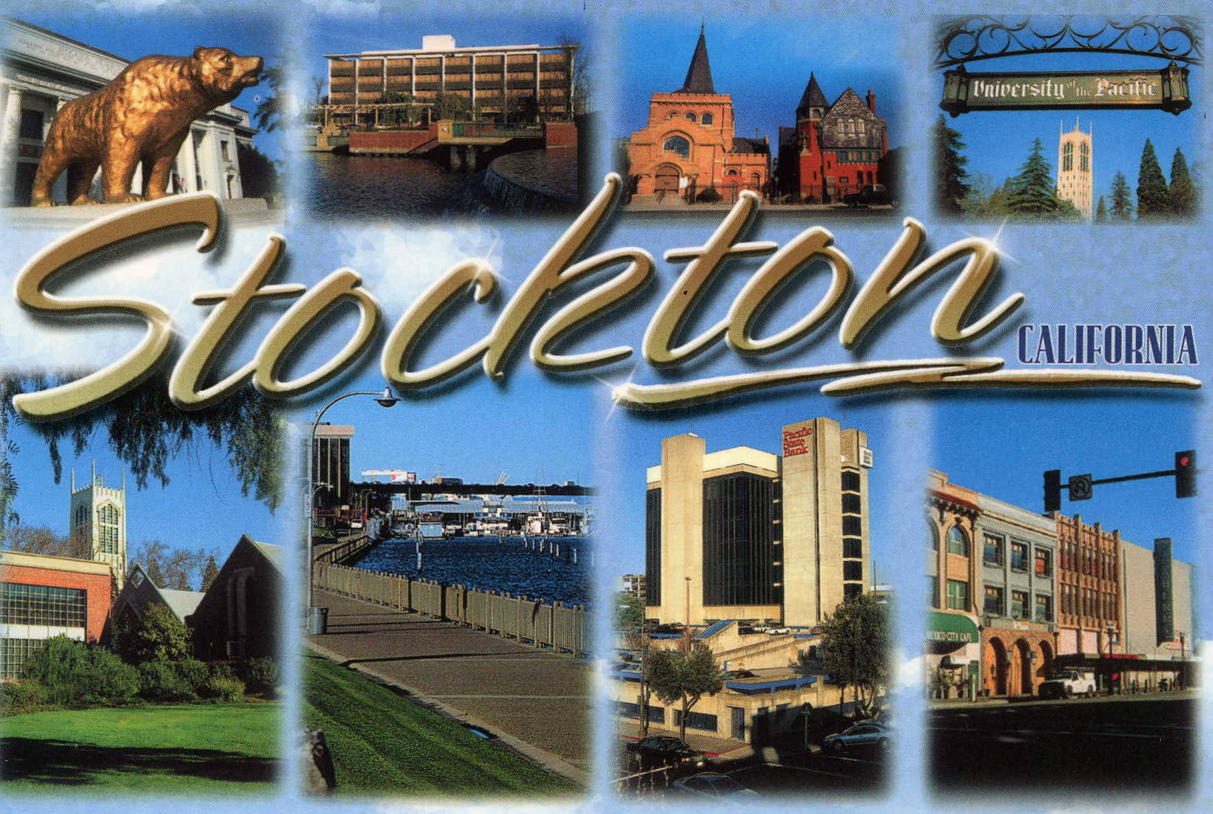 Stockton Beautiful Landmarks Background