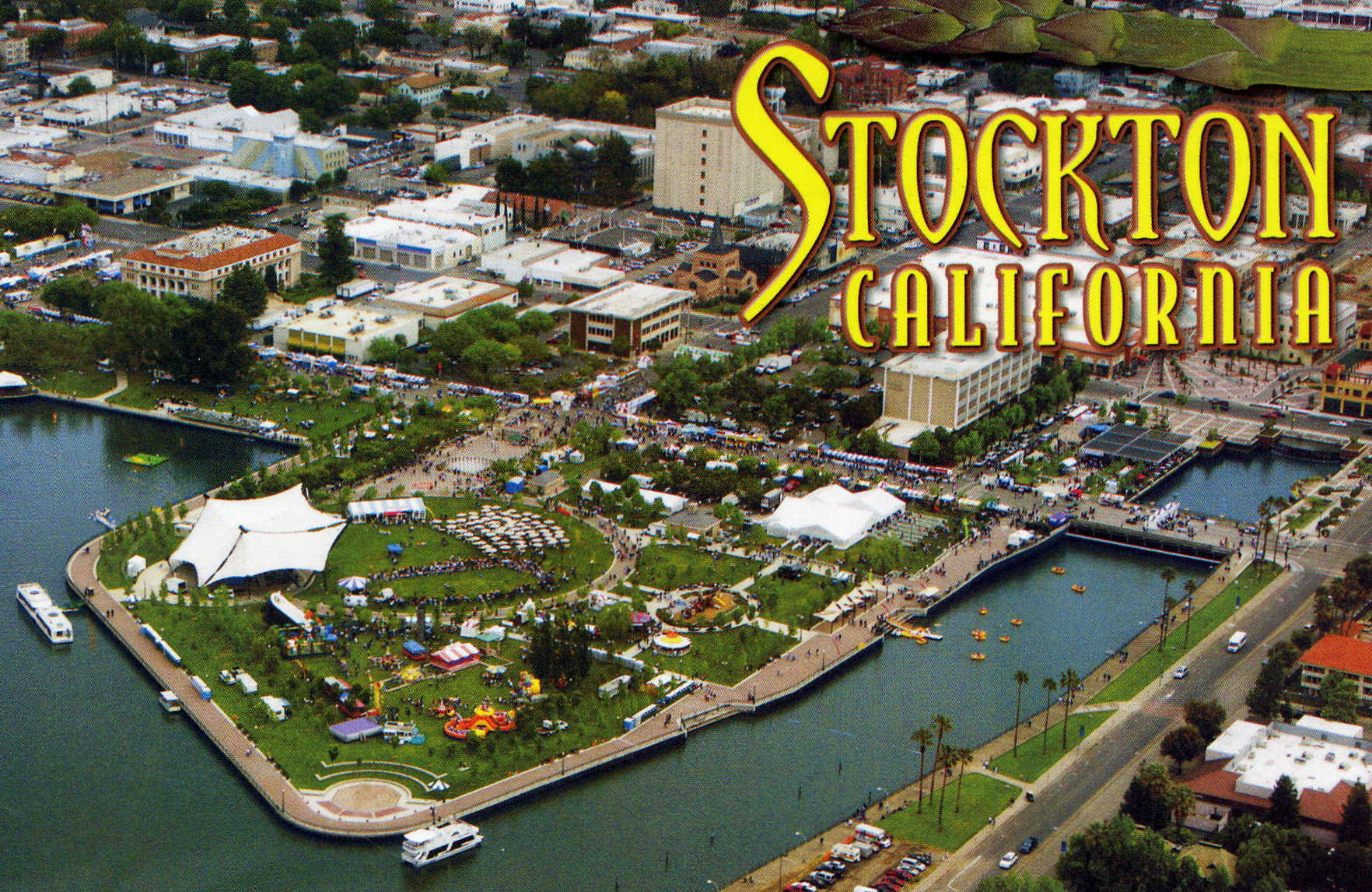 Stockton Bird Eye View Background