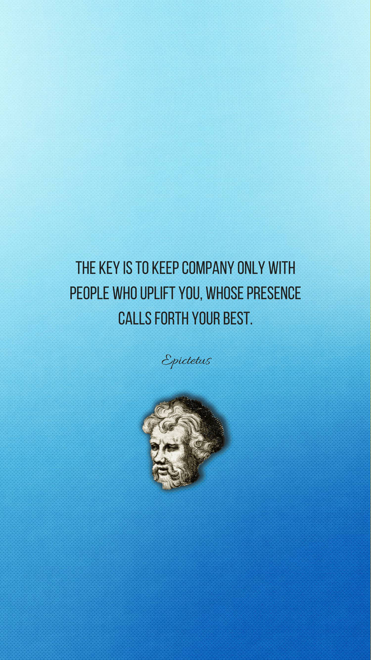 Stoicism Epictetus Quote Background