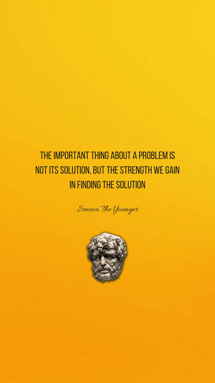 Stoicism Problem Finding Solution Background