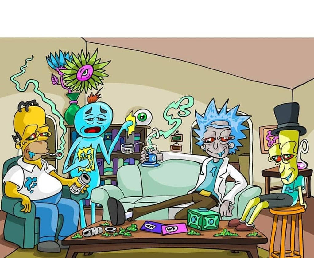 Stoned Cartoon Characters