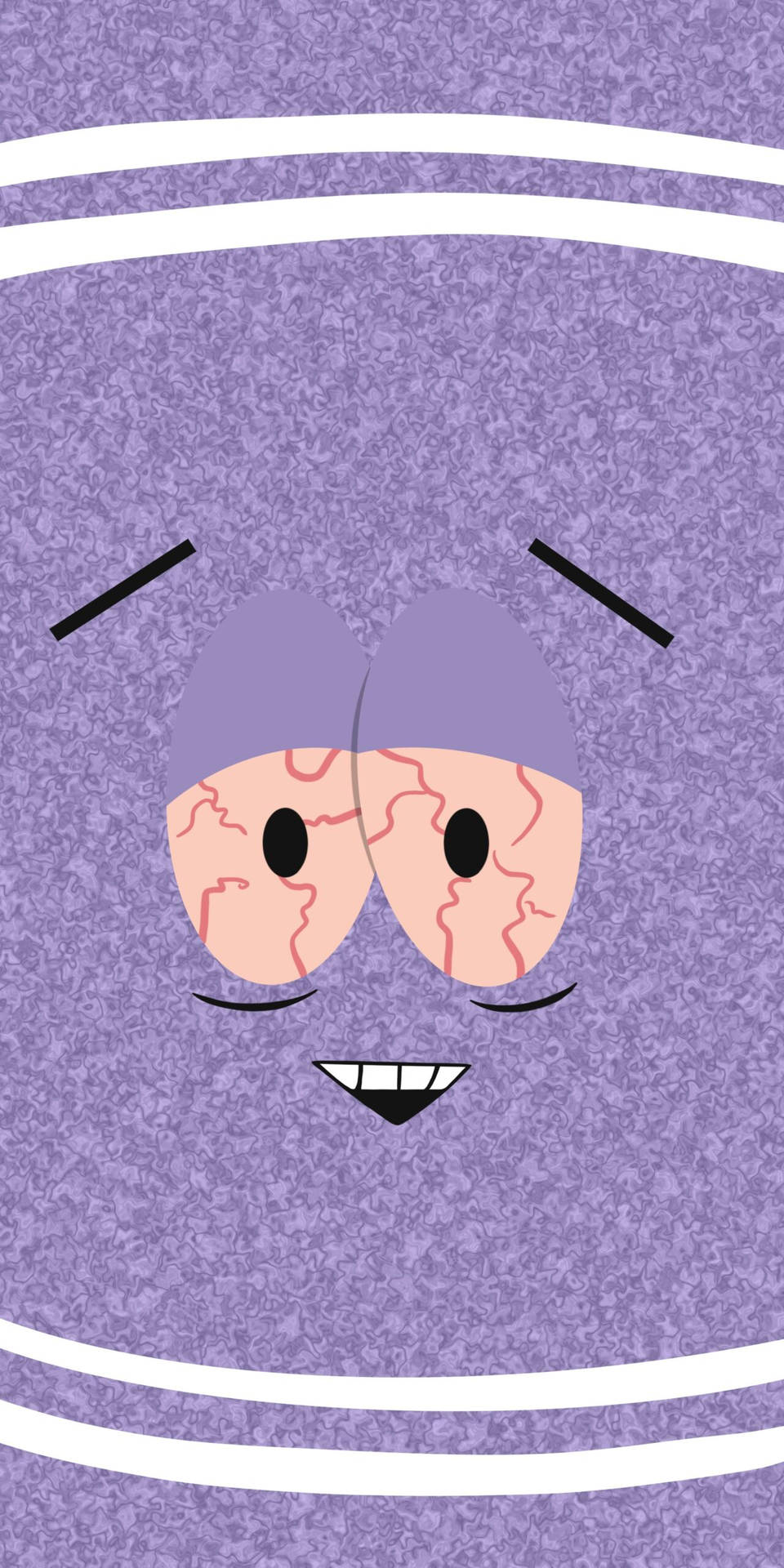 Stoned Purple Cartoon