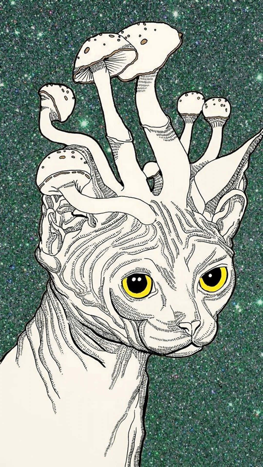 Stoner Cat Iphone Background