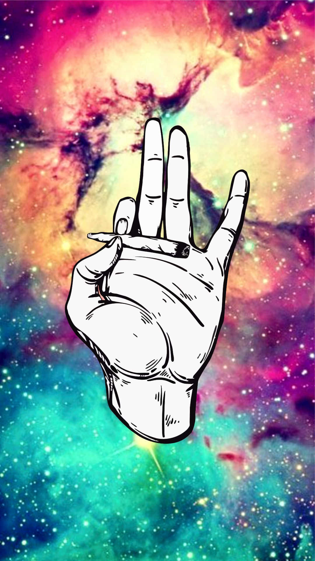 Stoner Hand Iphone Background