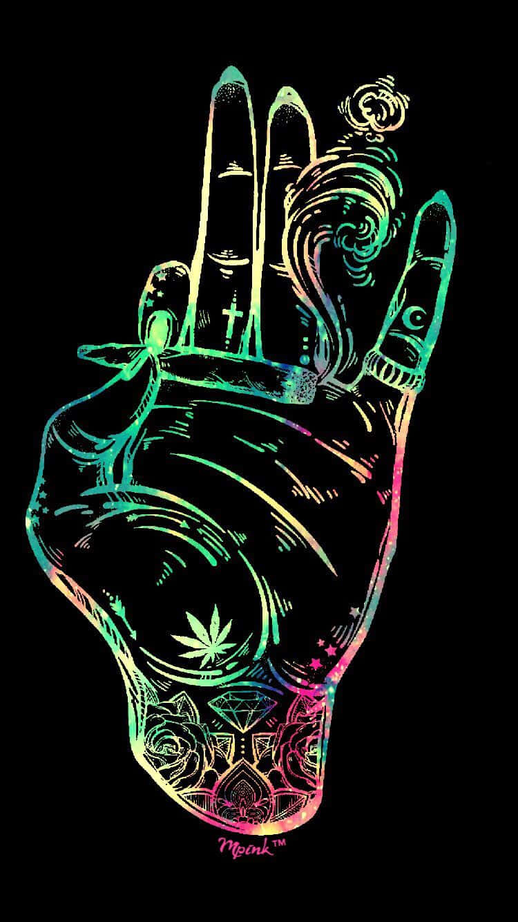 Stoner Hands Iphone Background