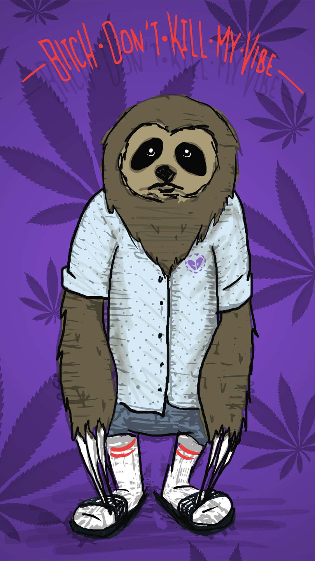 Stoner Sloth Iphone Background