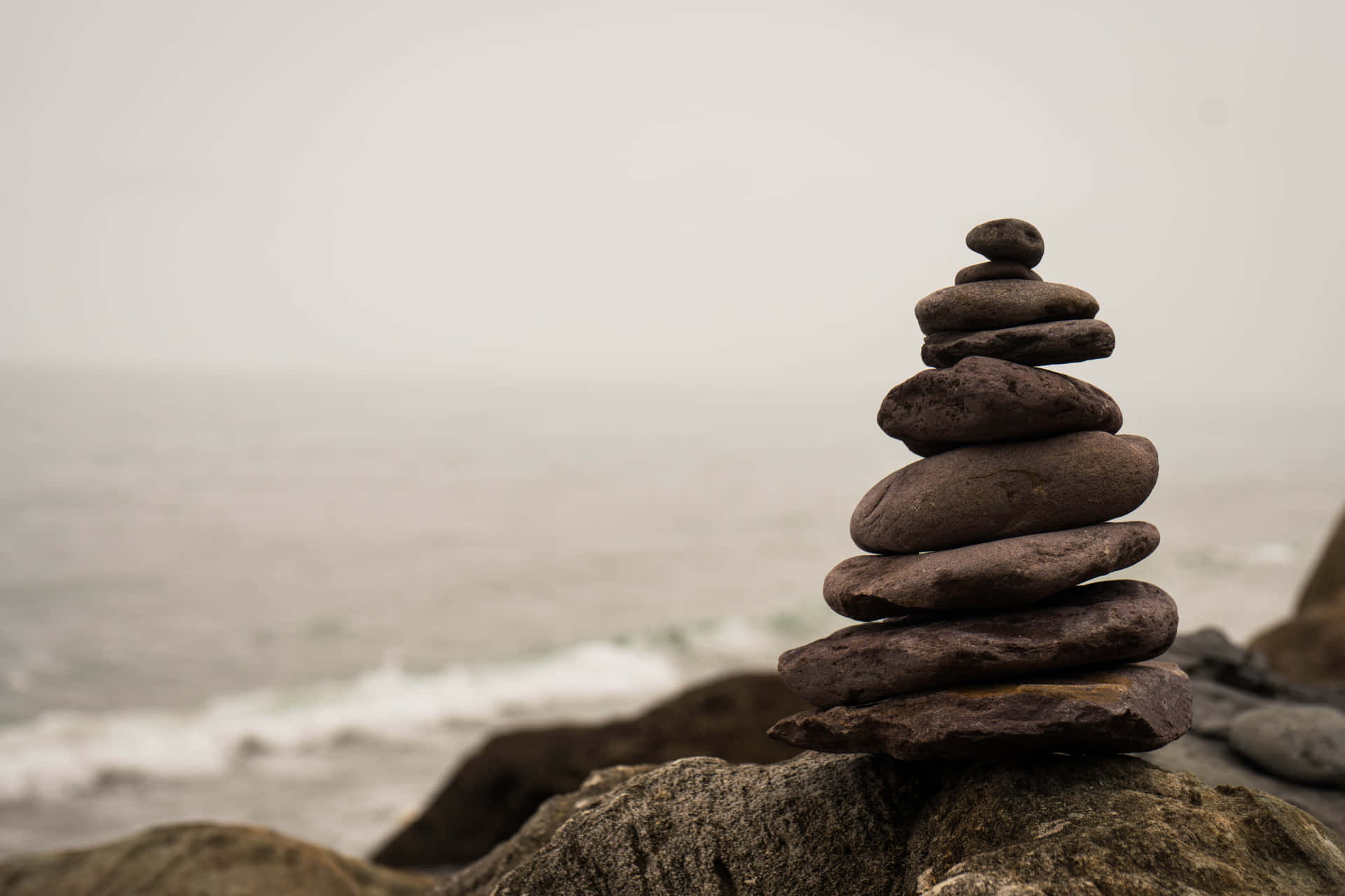 Stones Of Mindfulness Background