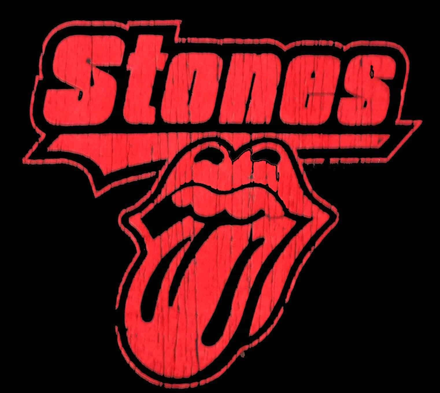 Stones Tongue Out Logo Background
