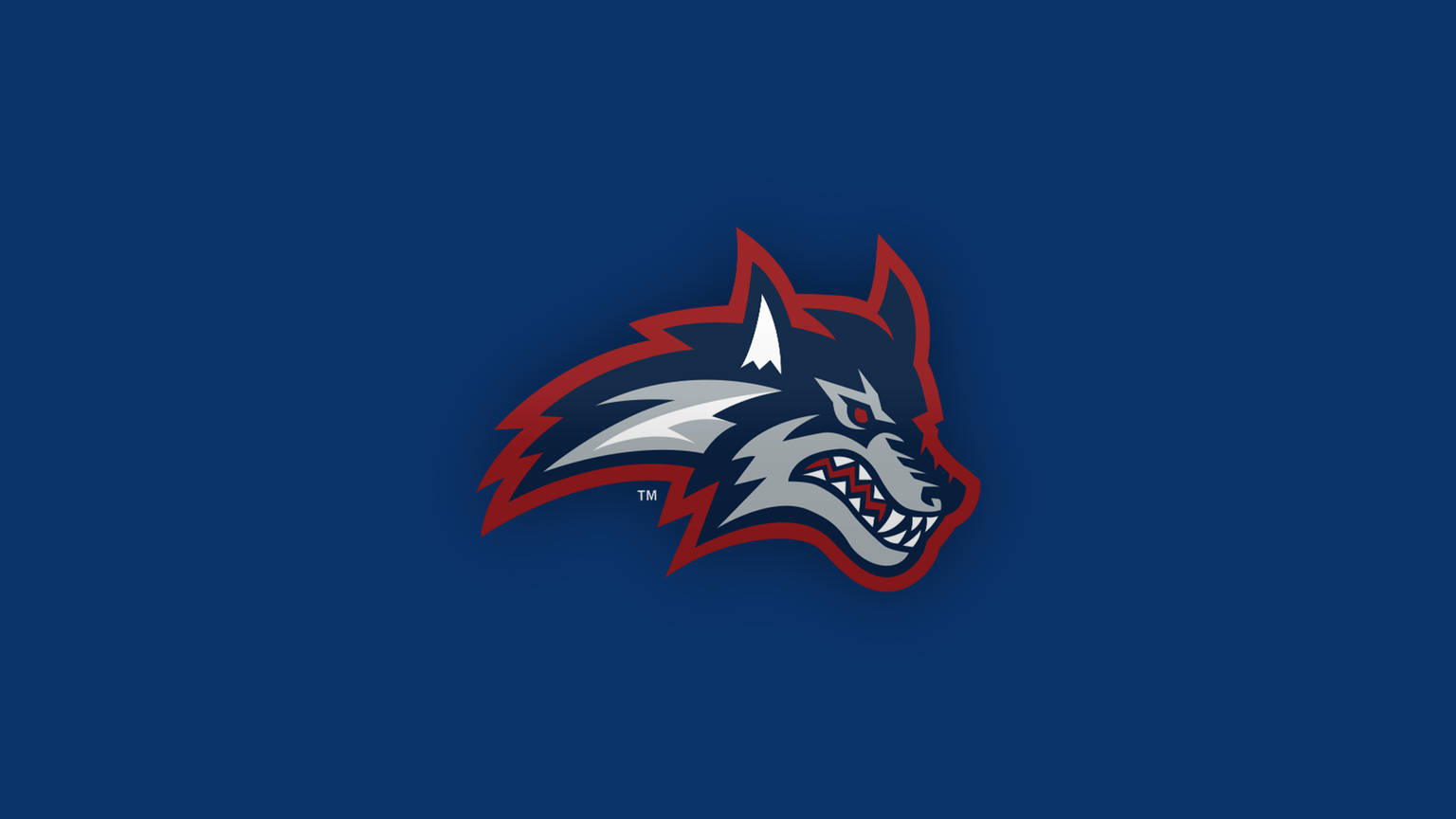 Stony Brook University Seawolves Logo Blue