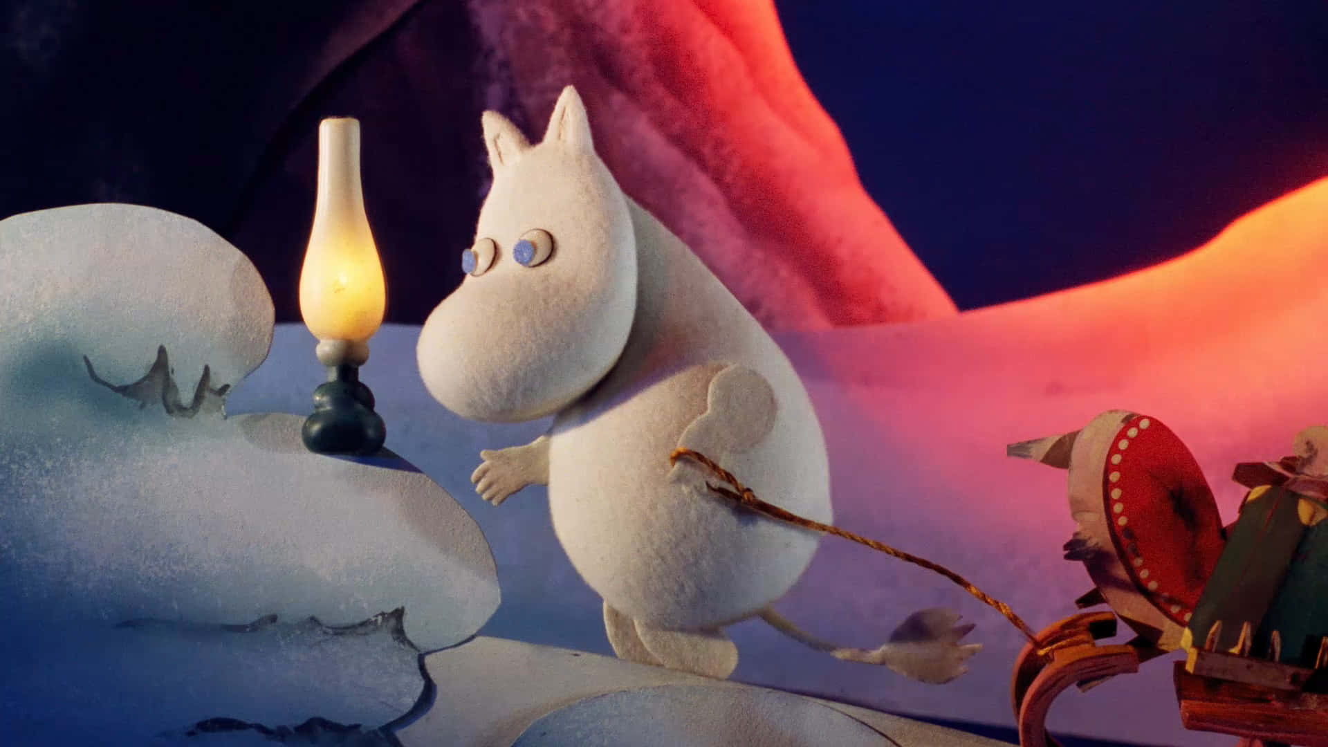 Stop Motion Moomin Desktop Background