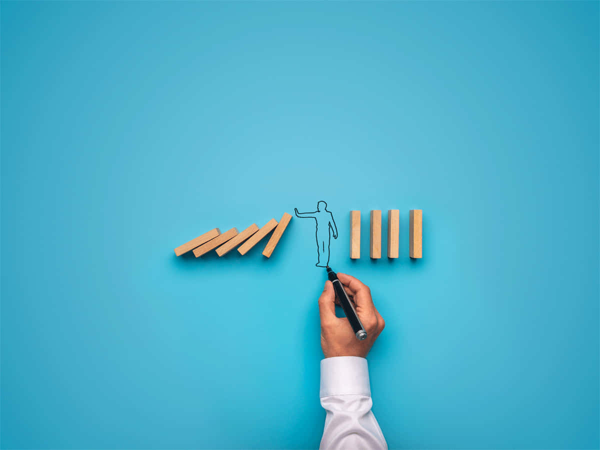 Stopping Inherent Failure Illustration Background