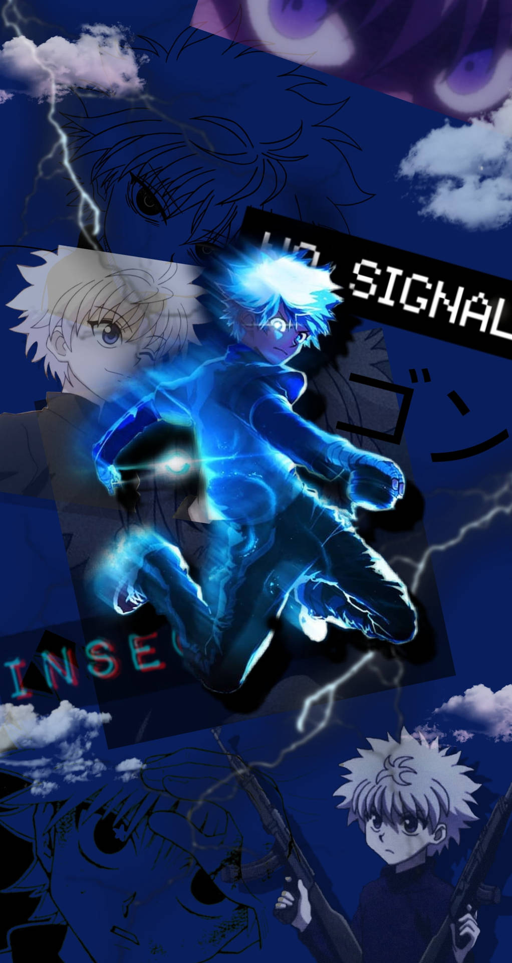 Storm Collage Killua Iphone Background