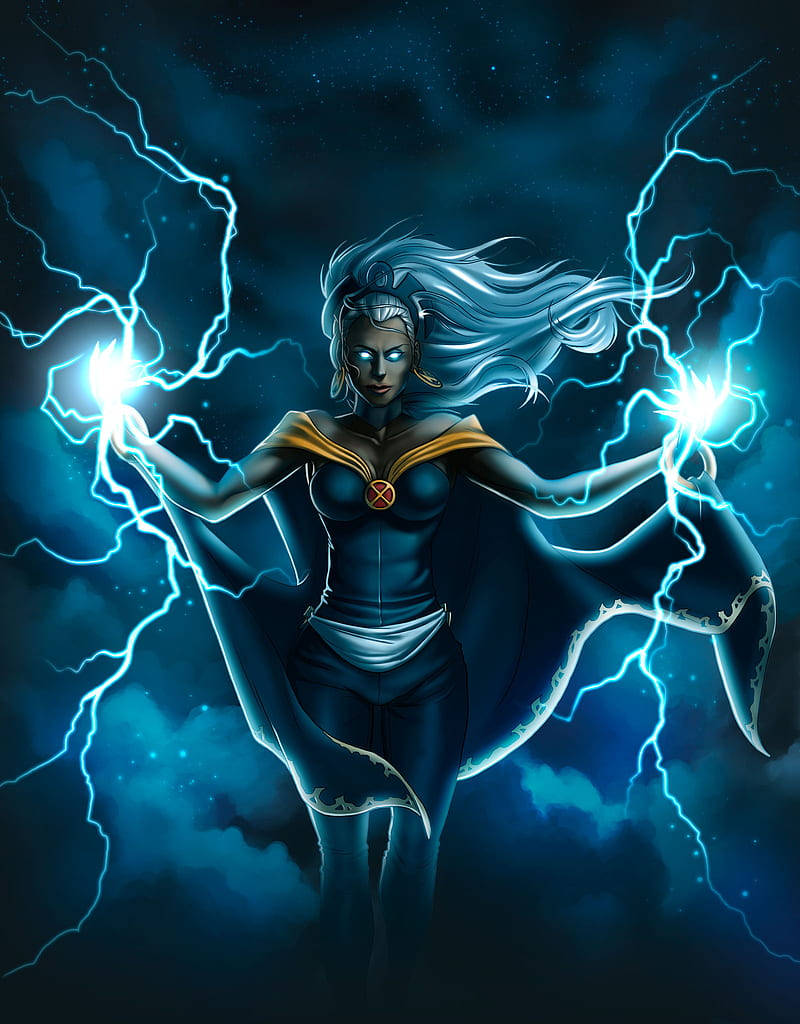 Storm Superhero Iphone Background