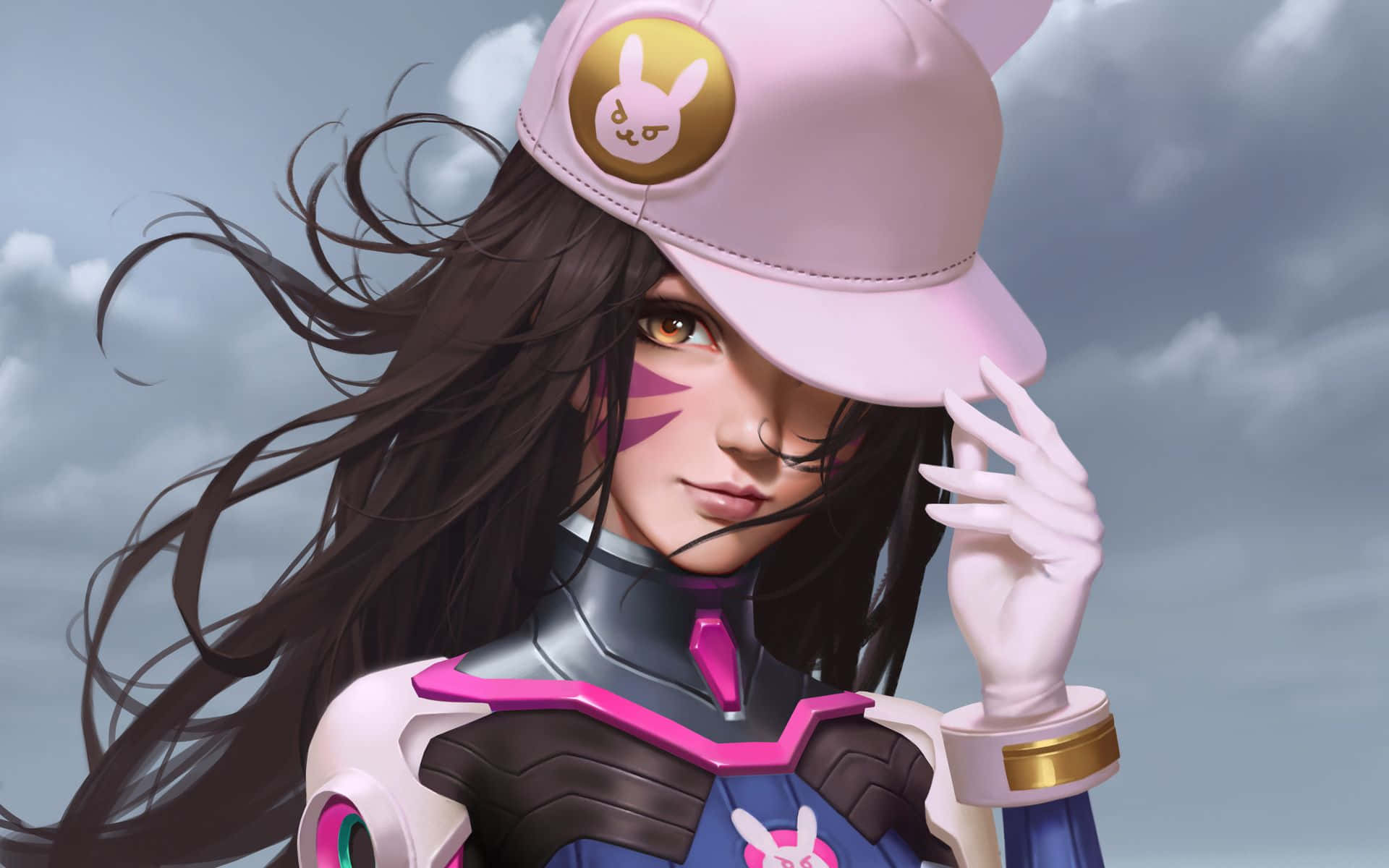 Storm The Battlefield As Dva, The Mech Pilot Of Overwatch! Background