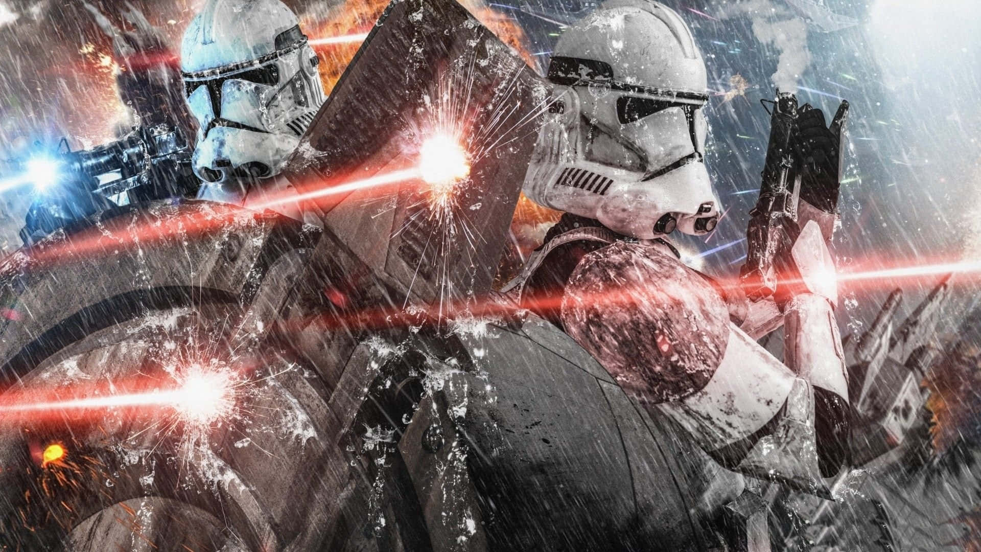 Stormtrooper Seeking Cover 1920 X 1080 Star Wars Background