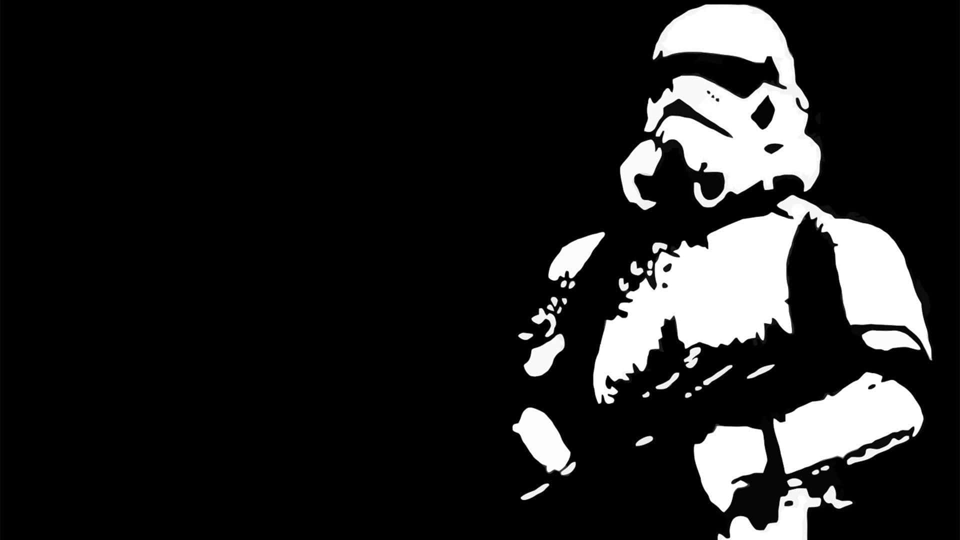 Stormtrooper Standing Guard 1920 X 1080 Star Wars Background