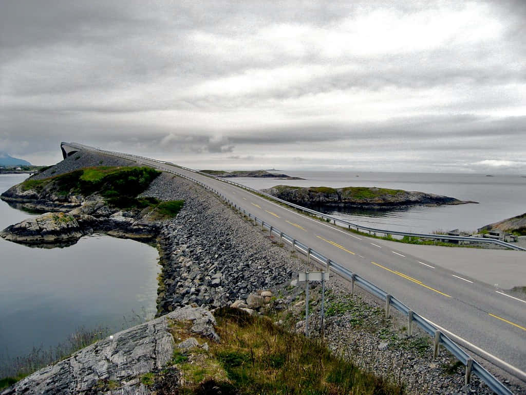 Storseisundet Bridge From The Side