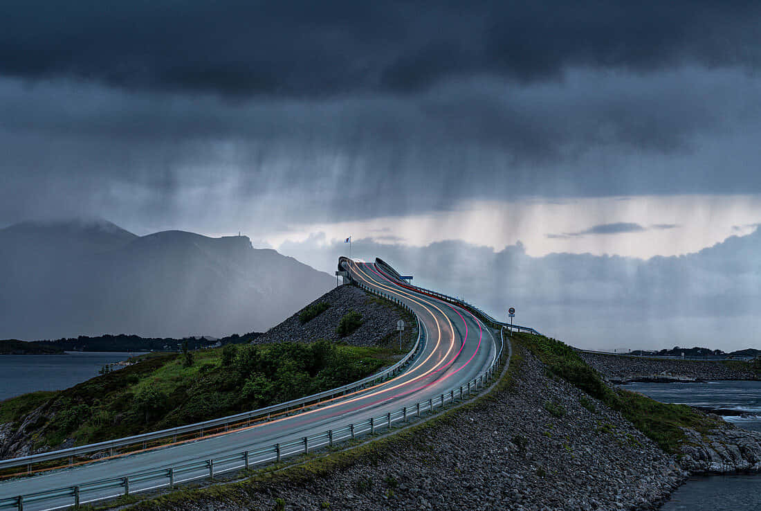 Storseisundet Bridge Long Exposure Photo