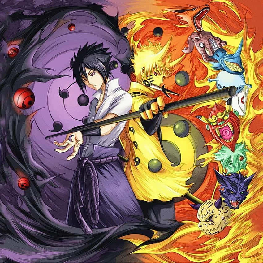 Story By Arcs: Old Sasuke Fights The Uchiha Clan Background