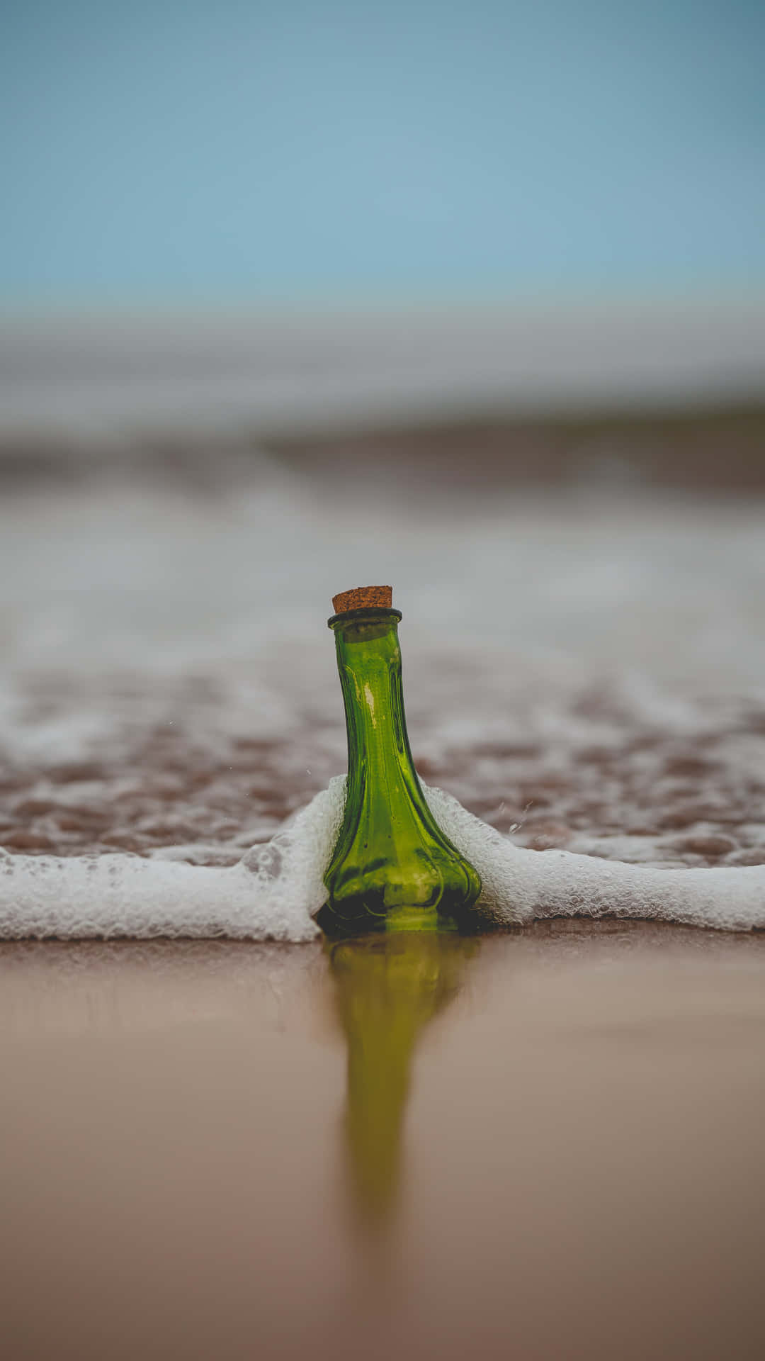 Stranded Bottle Background