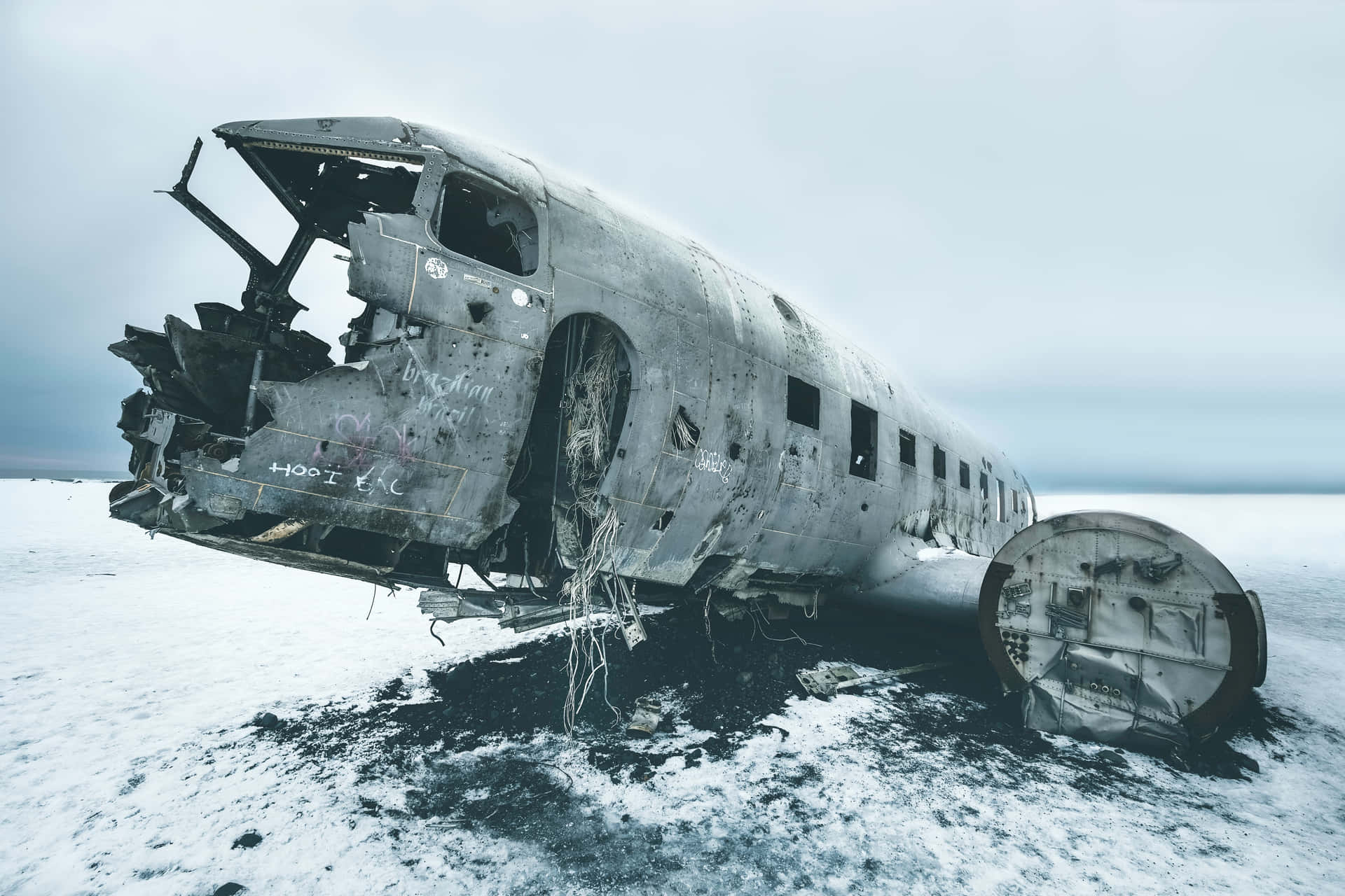 Stranded Plane Wreck