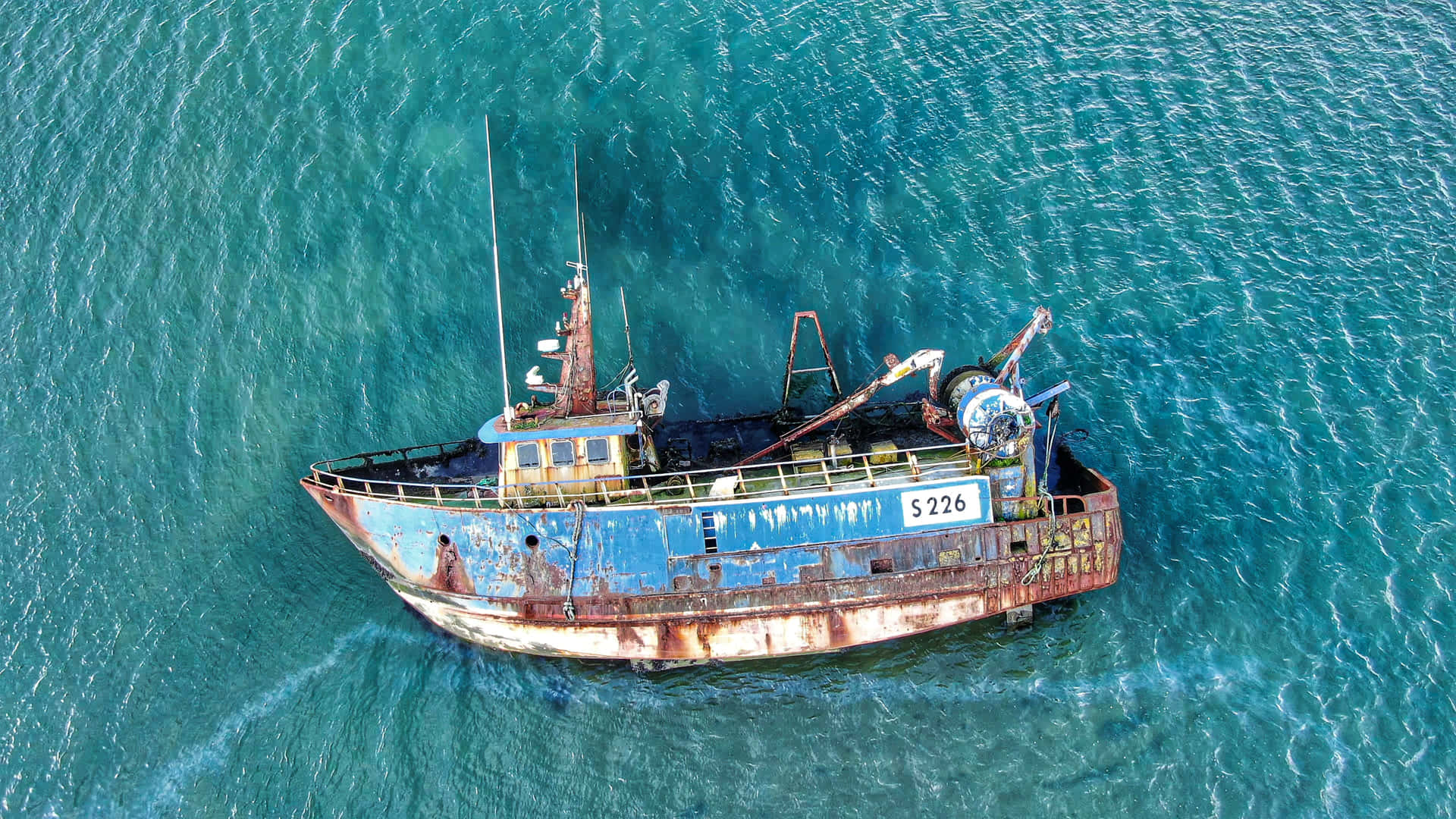 Stranded Tanker Background