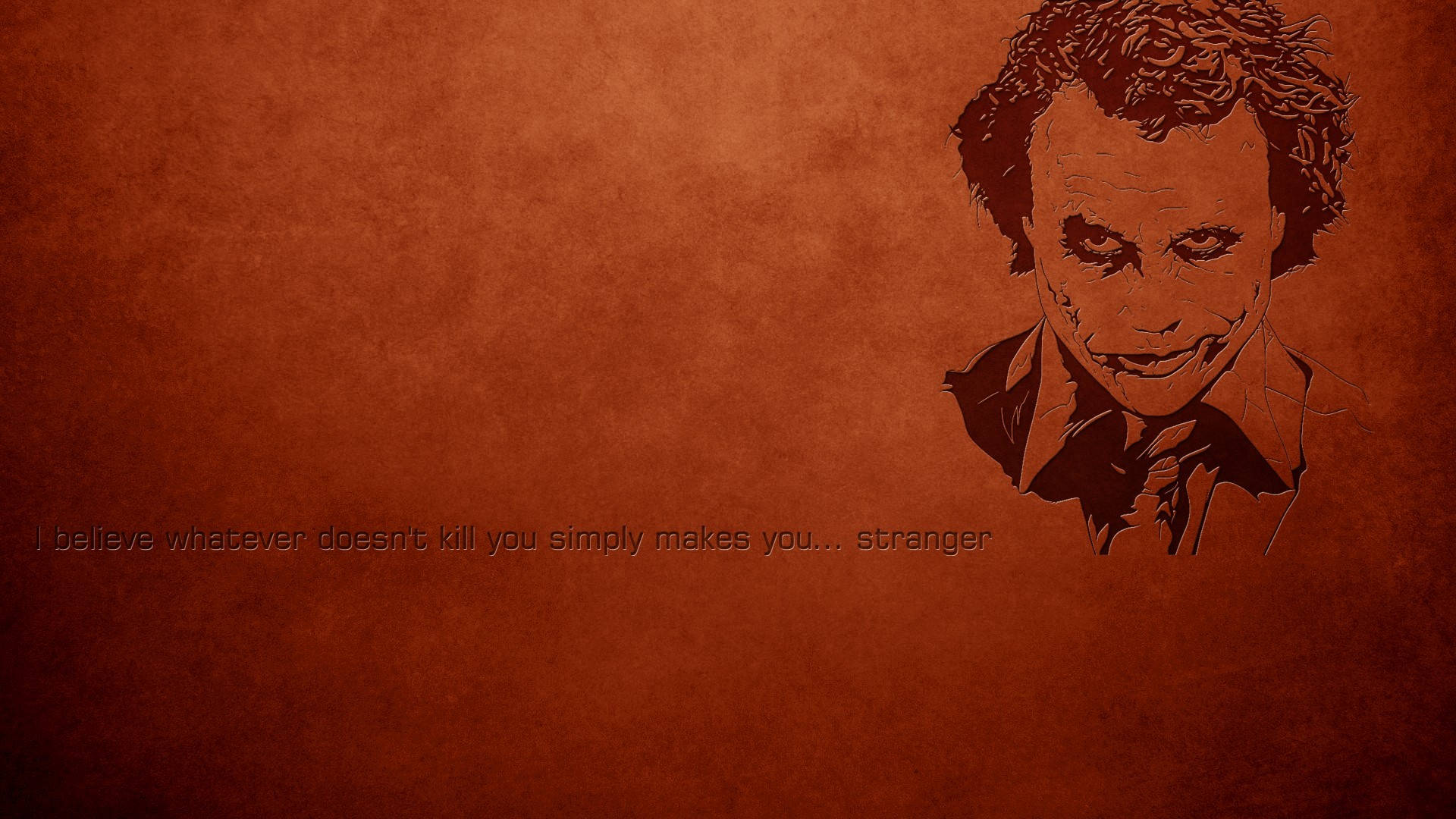 Stranger Quote Joker Desktop Background