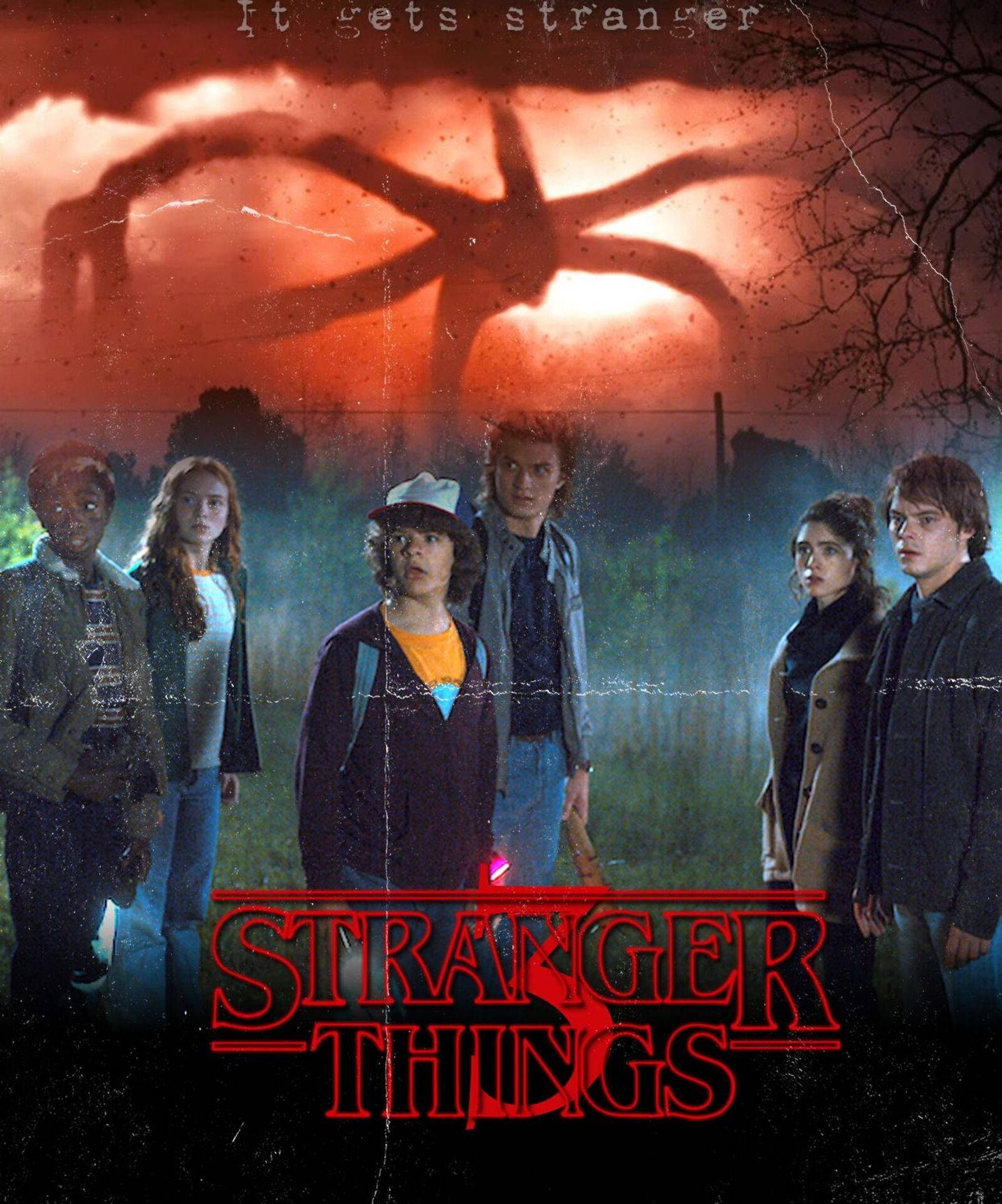 Stranger Things 3 Fan Poster Background