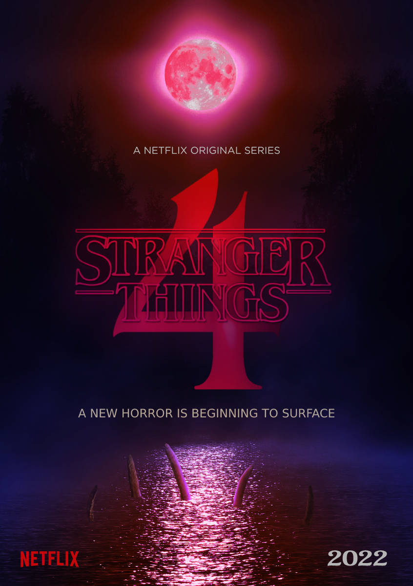 Stranger Things 4 Fan Made Poster Background