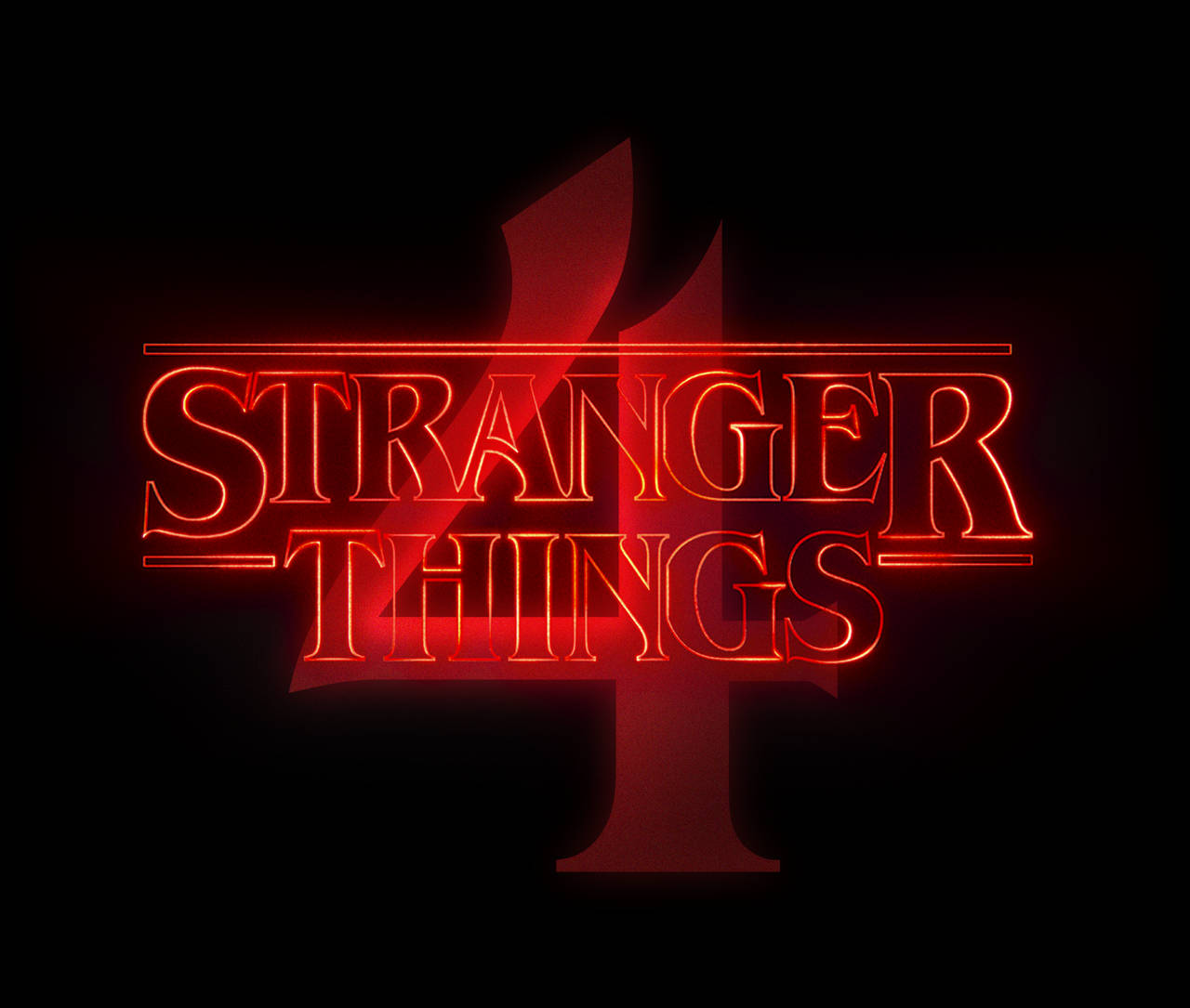 Stranger Things 4 Logo Background