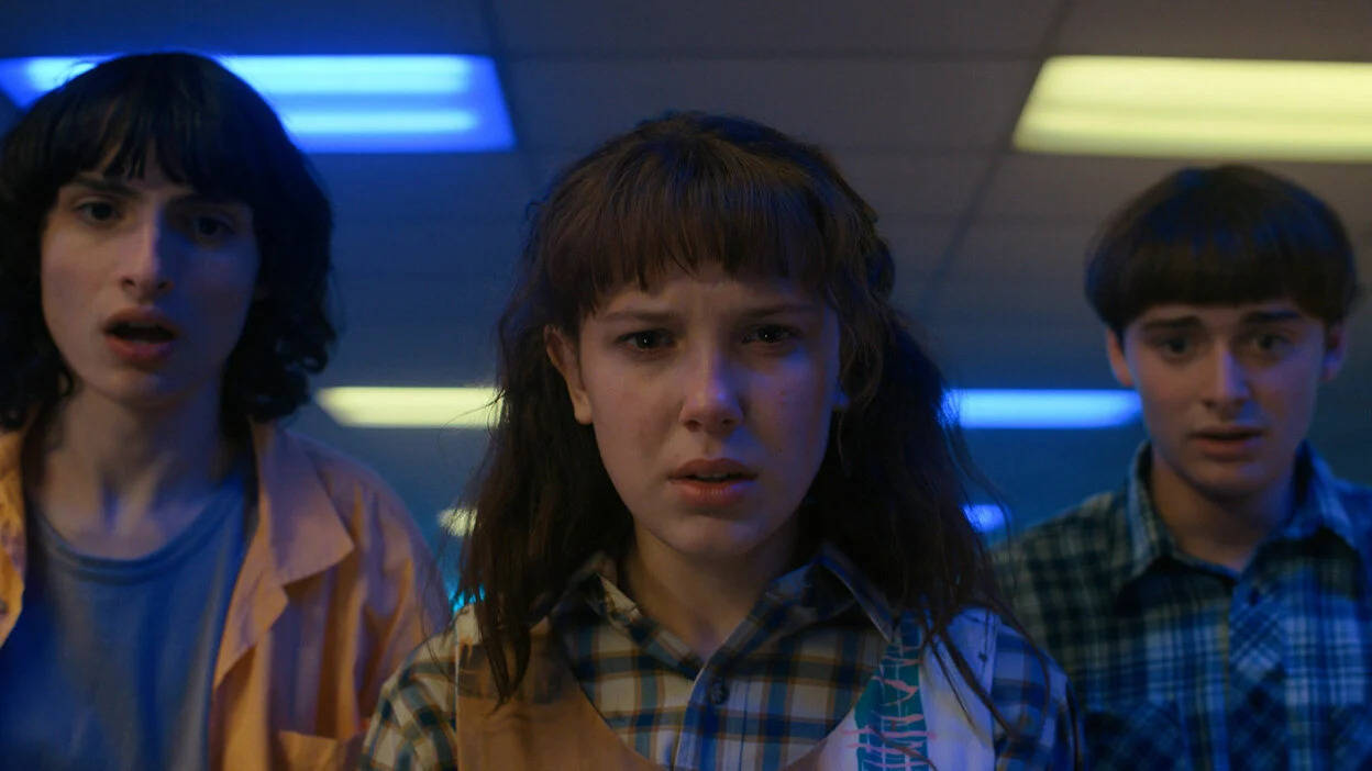 Stranger Things 4 Mike Eleven And Will Background