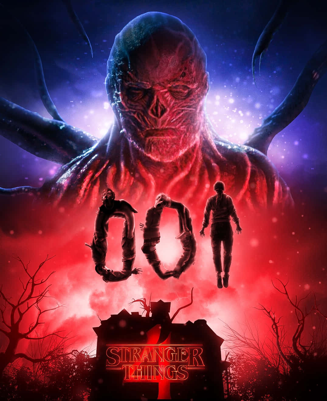 Stranger Things 4 Vecna 001 Poster Background