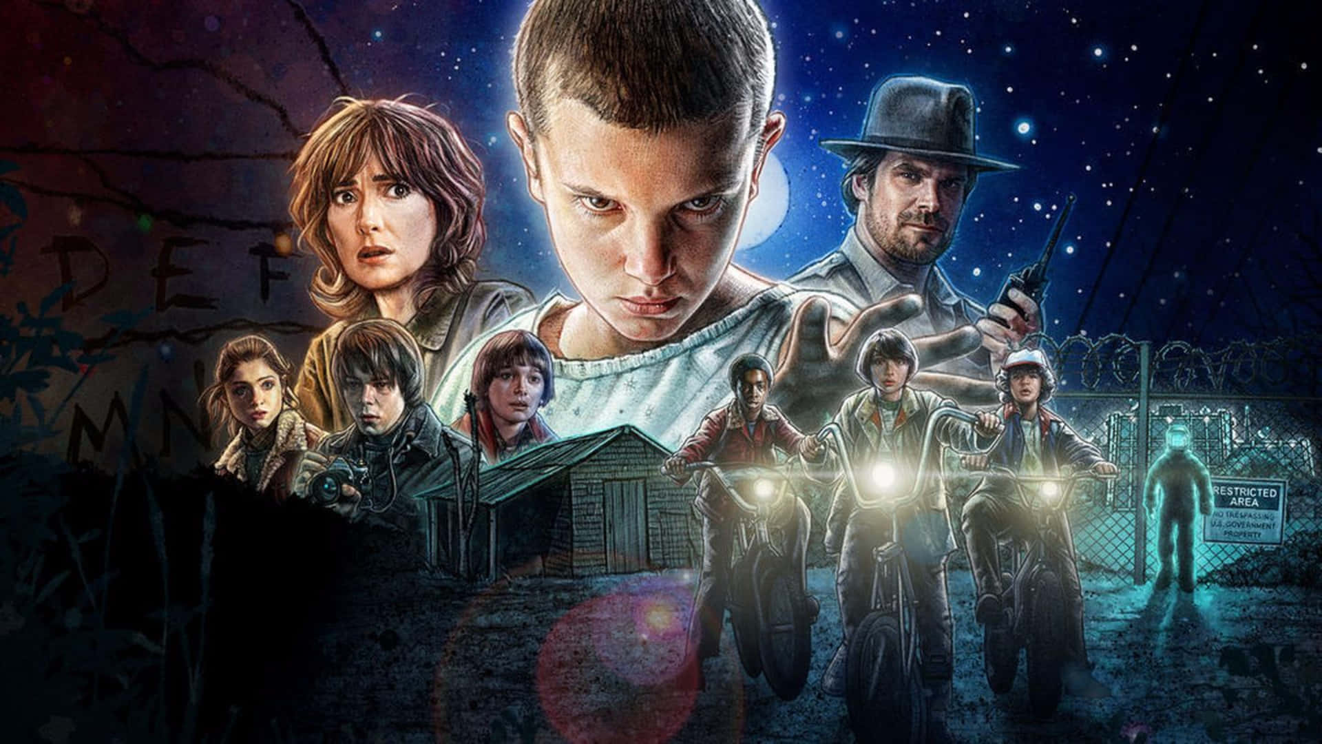 Stranger Things Characters Background