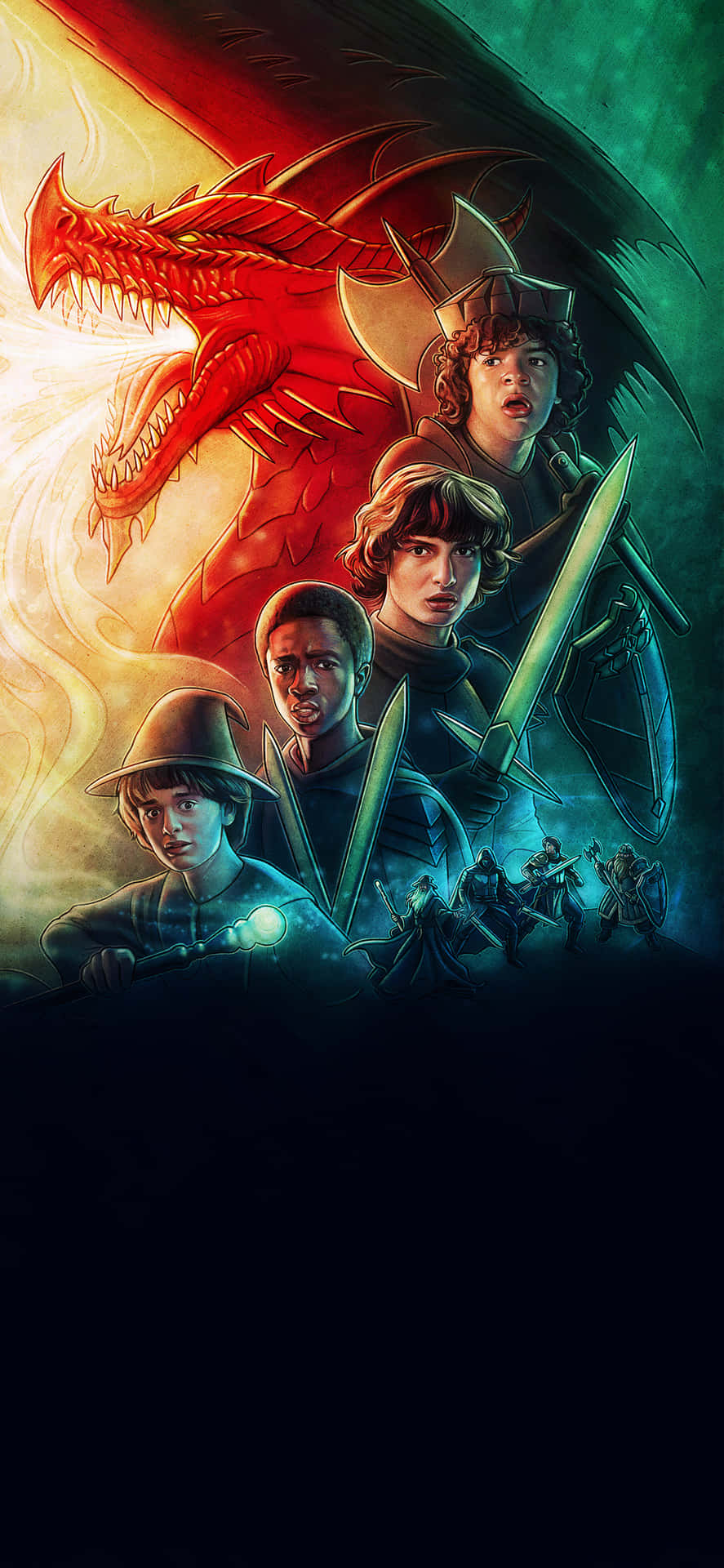 Stranger Things Dungeon And Dragons Background