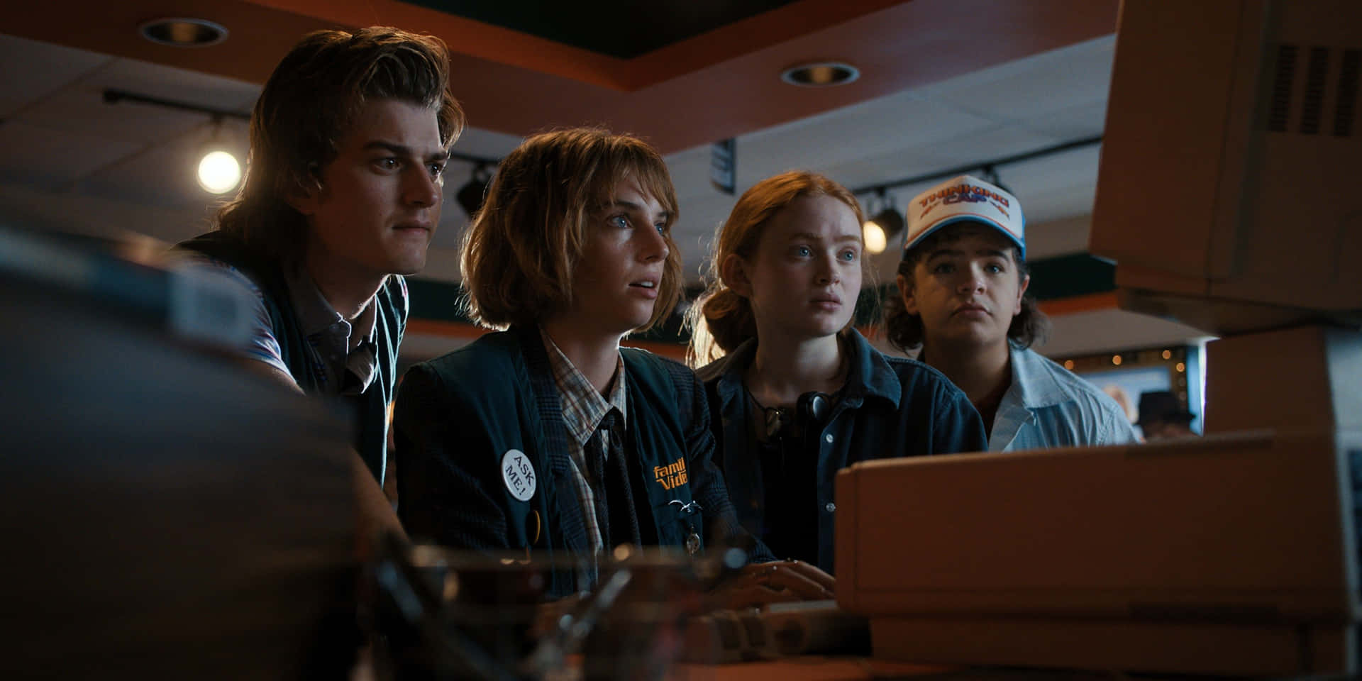 Stranger Things Group Computer Concentration