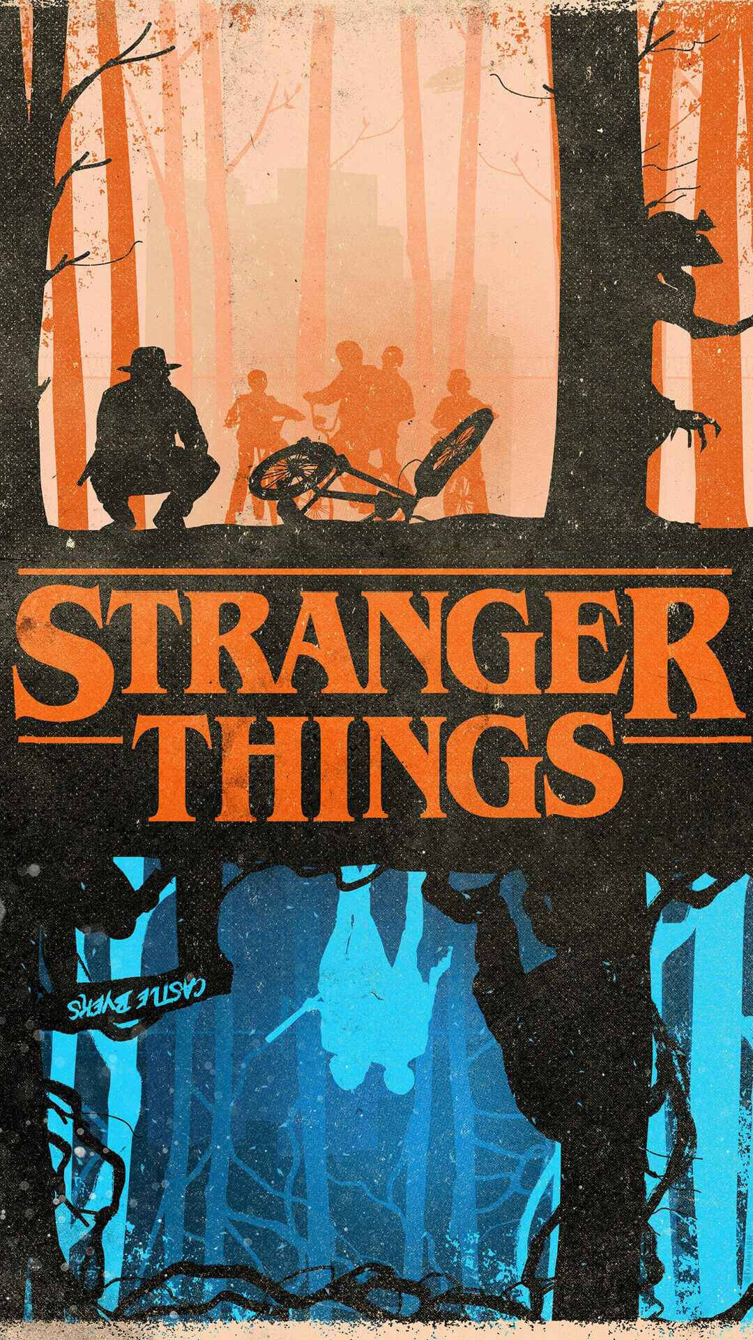 Stranger Things Iphone Upside Down Background