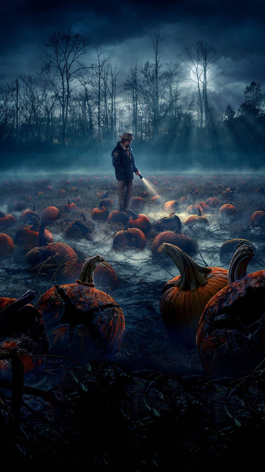 Stranger Things Merrill's Pumpkin Patch Background