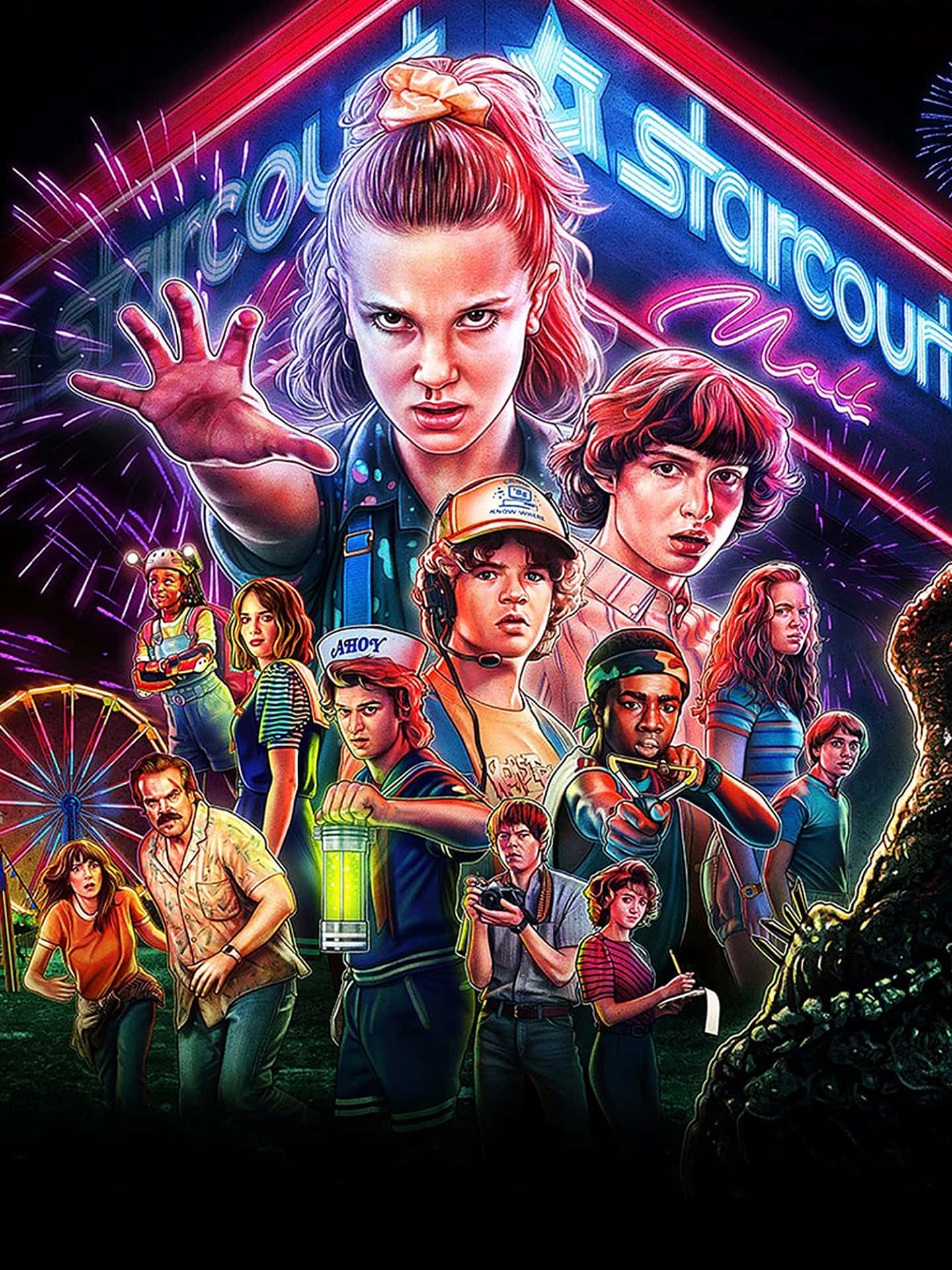 Stranger Things Season 3 Poster Background