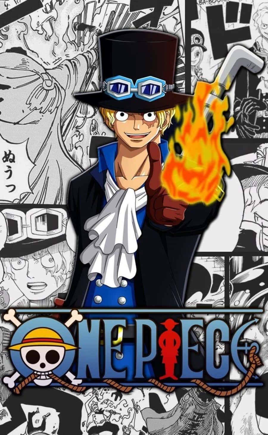 Straw Hat Pirates In Action Background