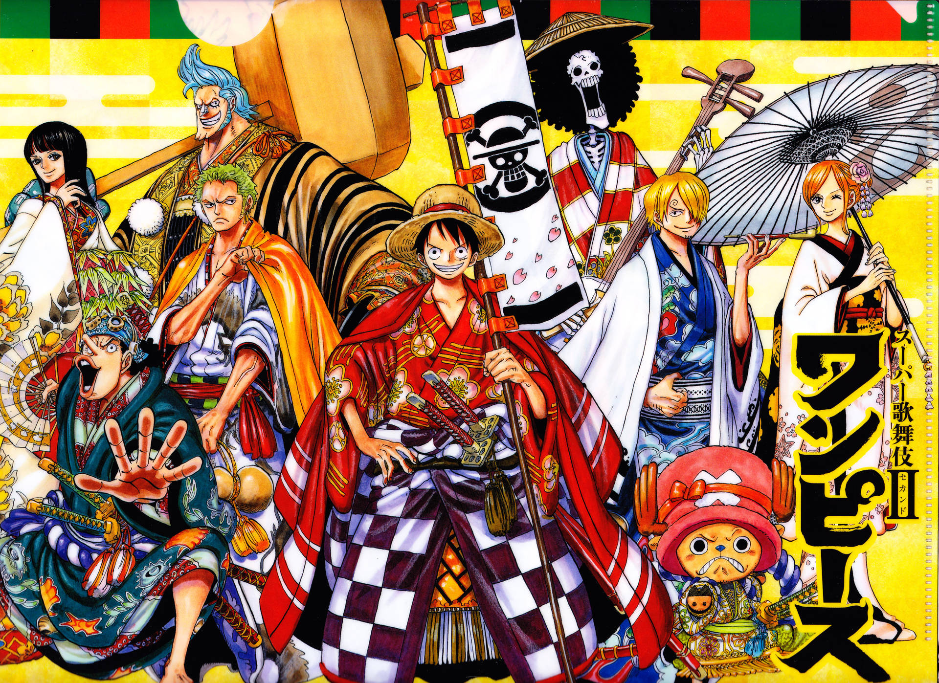 Straw Hat Pirates One Piece Wano 4k Fanart