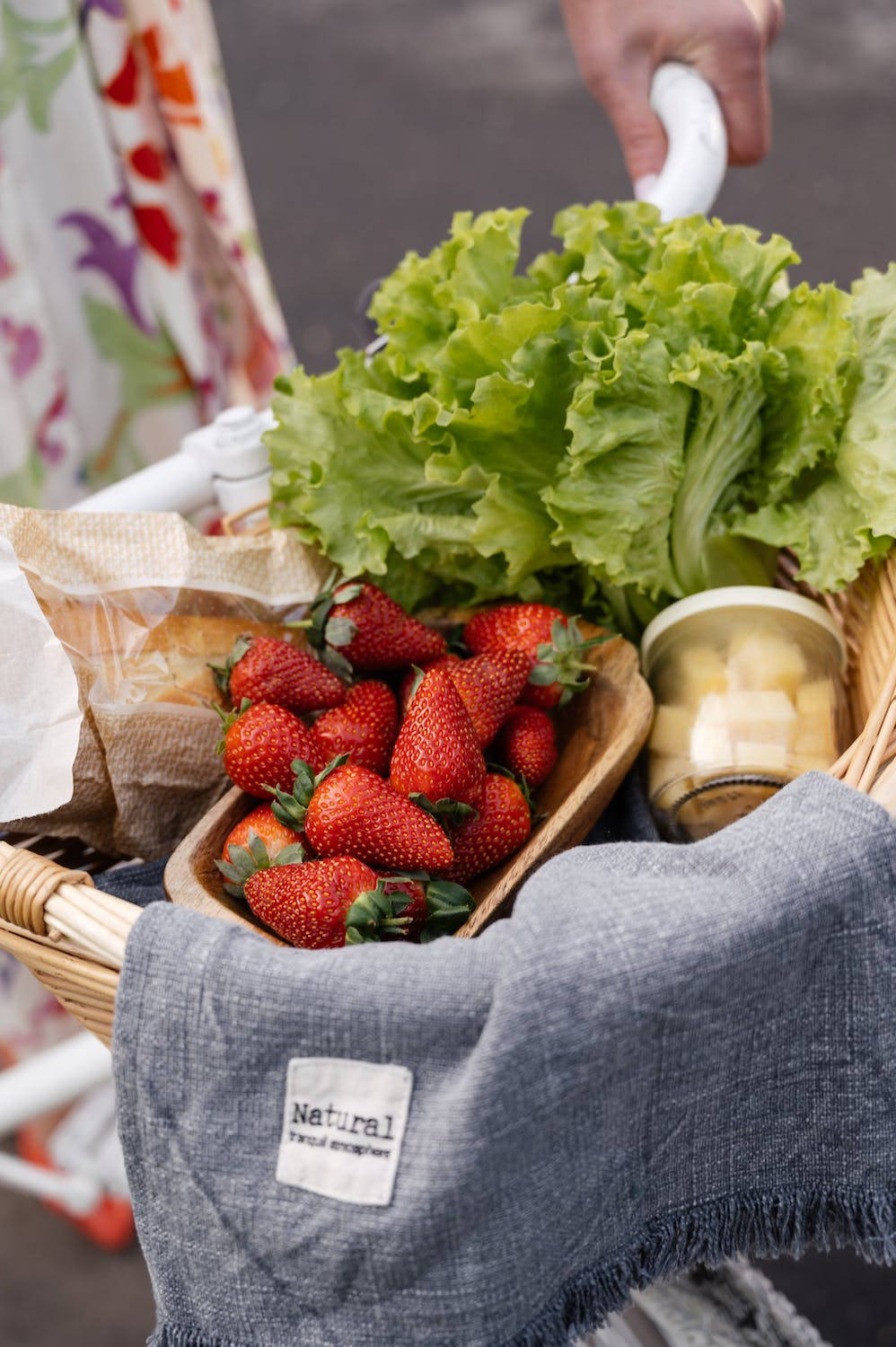 Strawberries And Lettuce