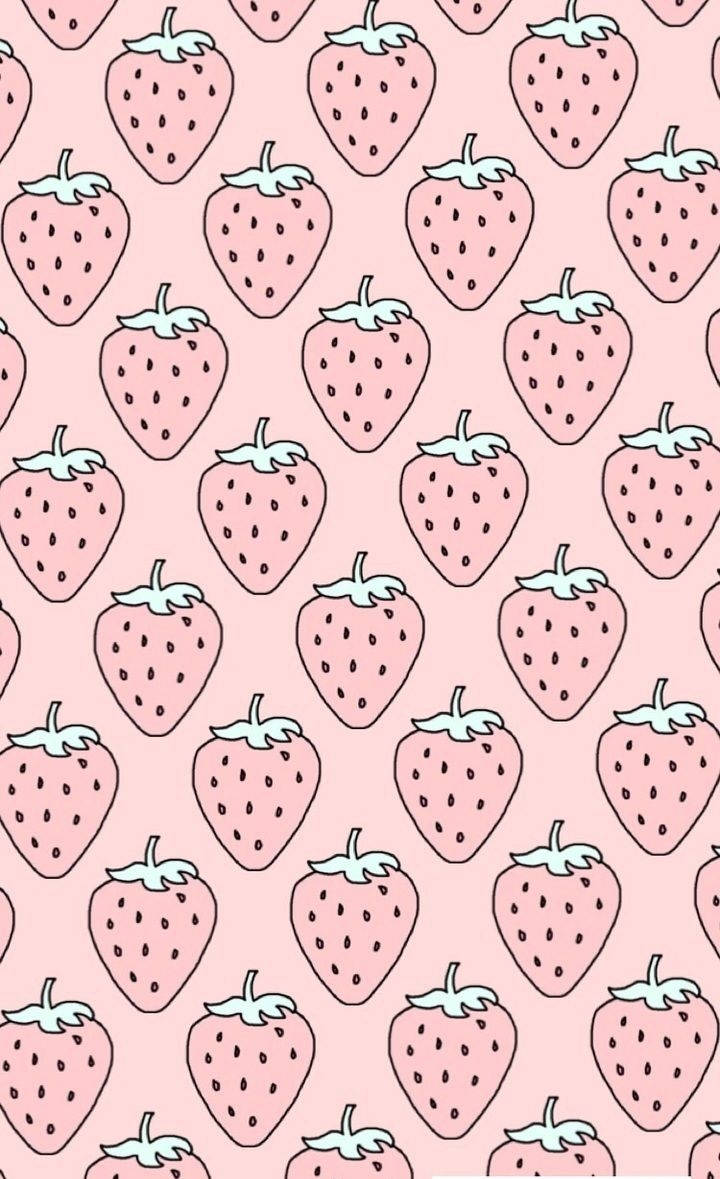 Strawberry Aesthetic Iphone Screen