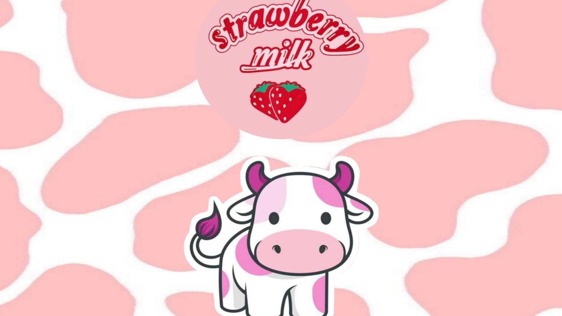 Strawberry Cow Picsart Background