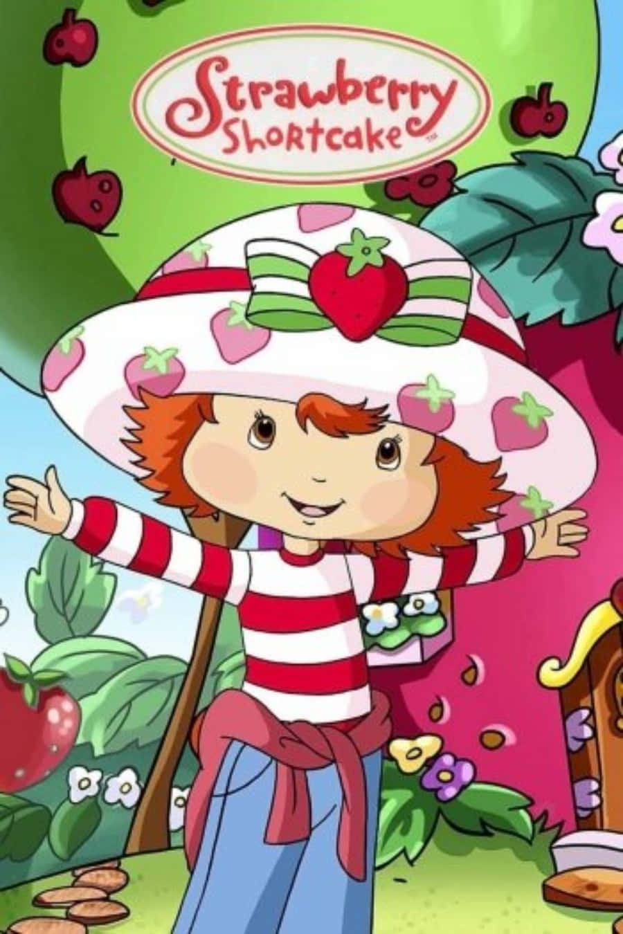 Strawberry Shortcake 2000 Portrait Poster Background