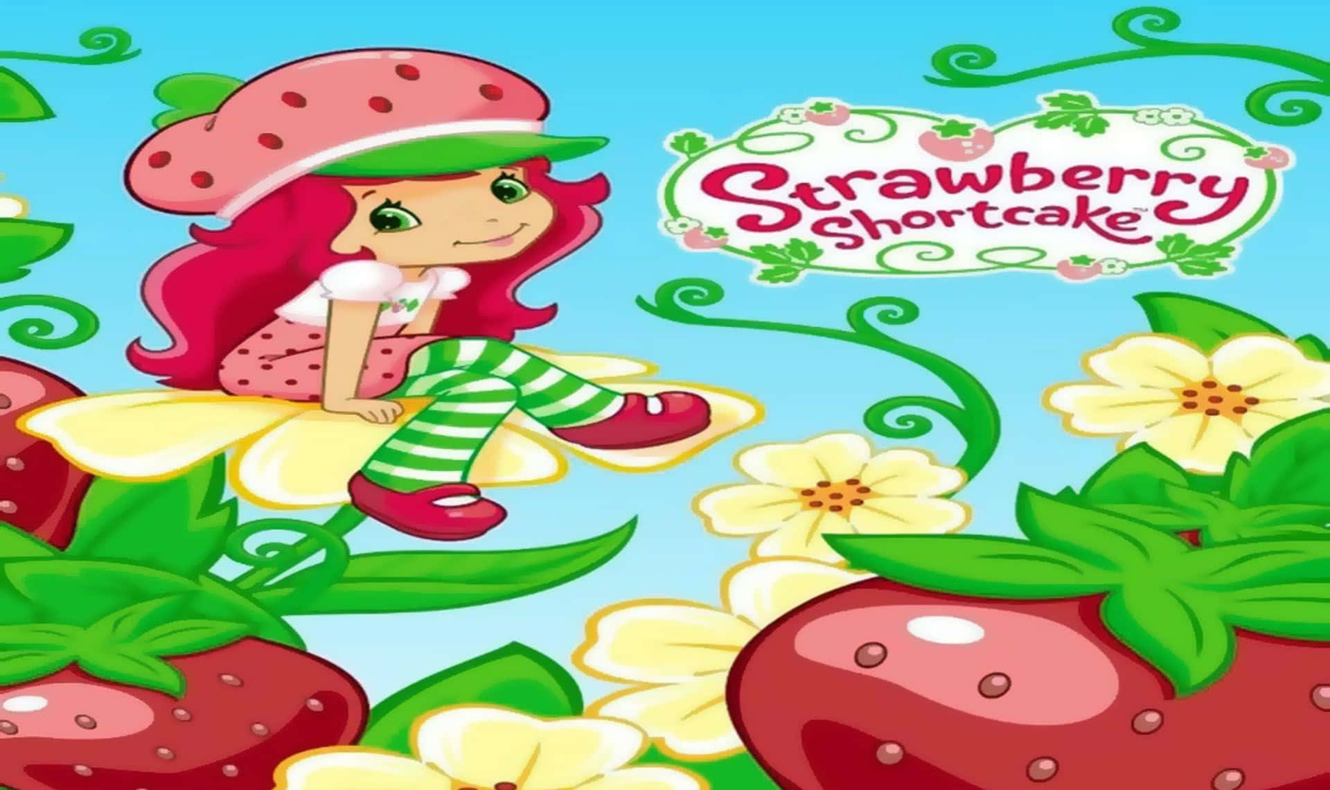 Strawberry Shortcake 2009 Cartoon Poster Background