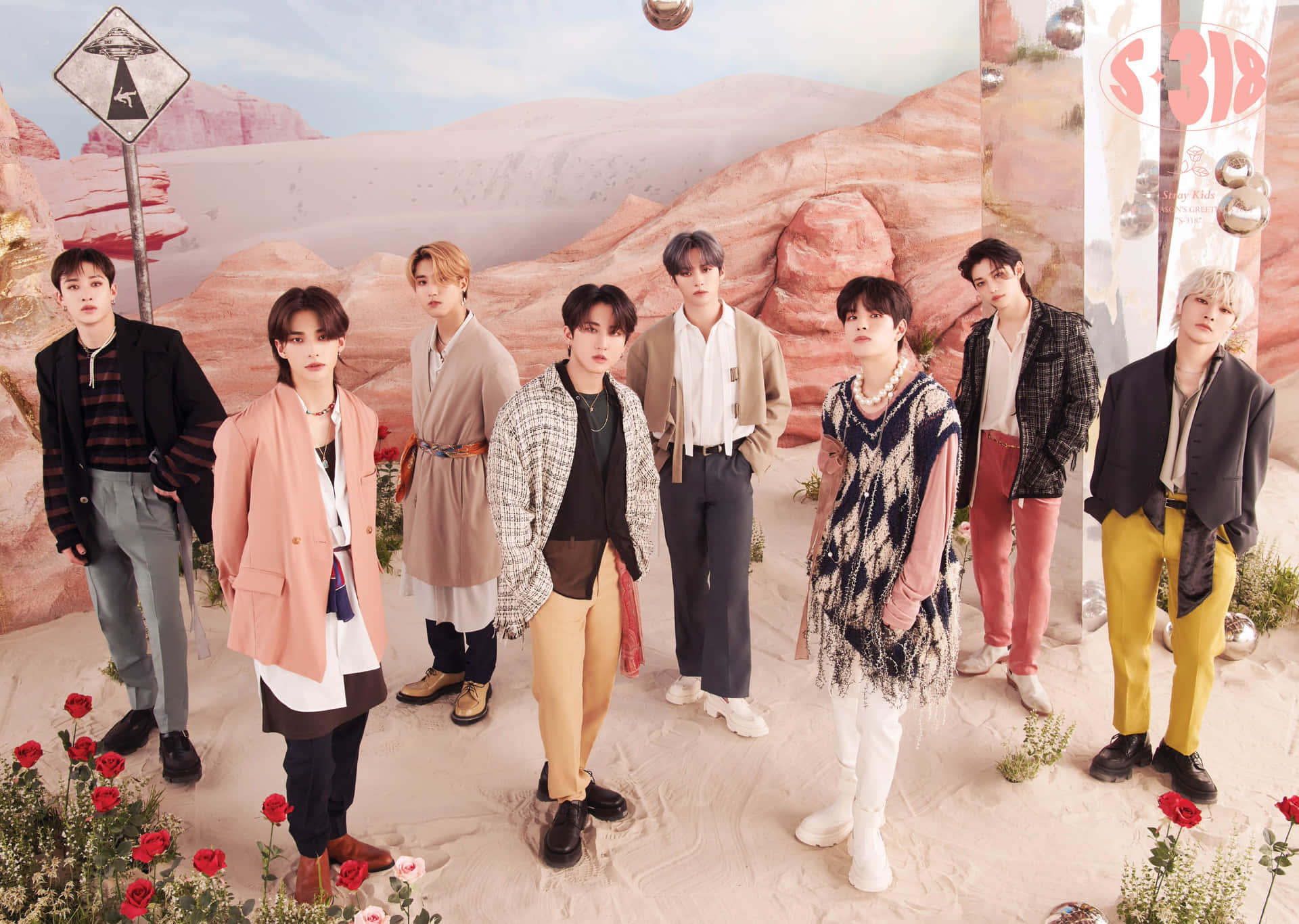 Stray Kids Desert Rose Concept Photo