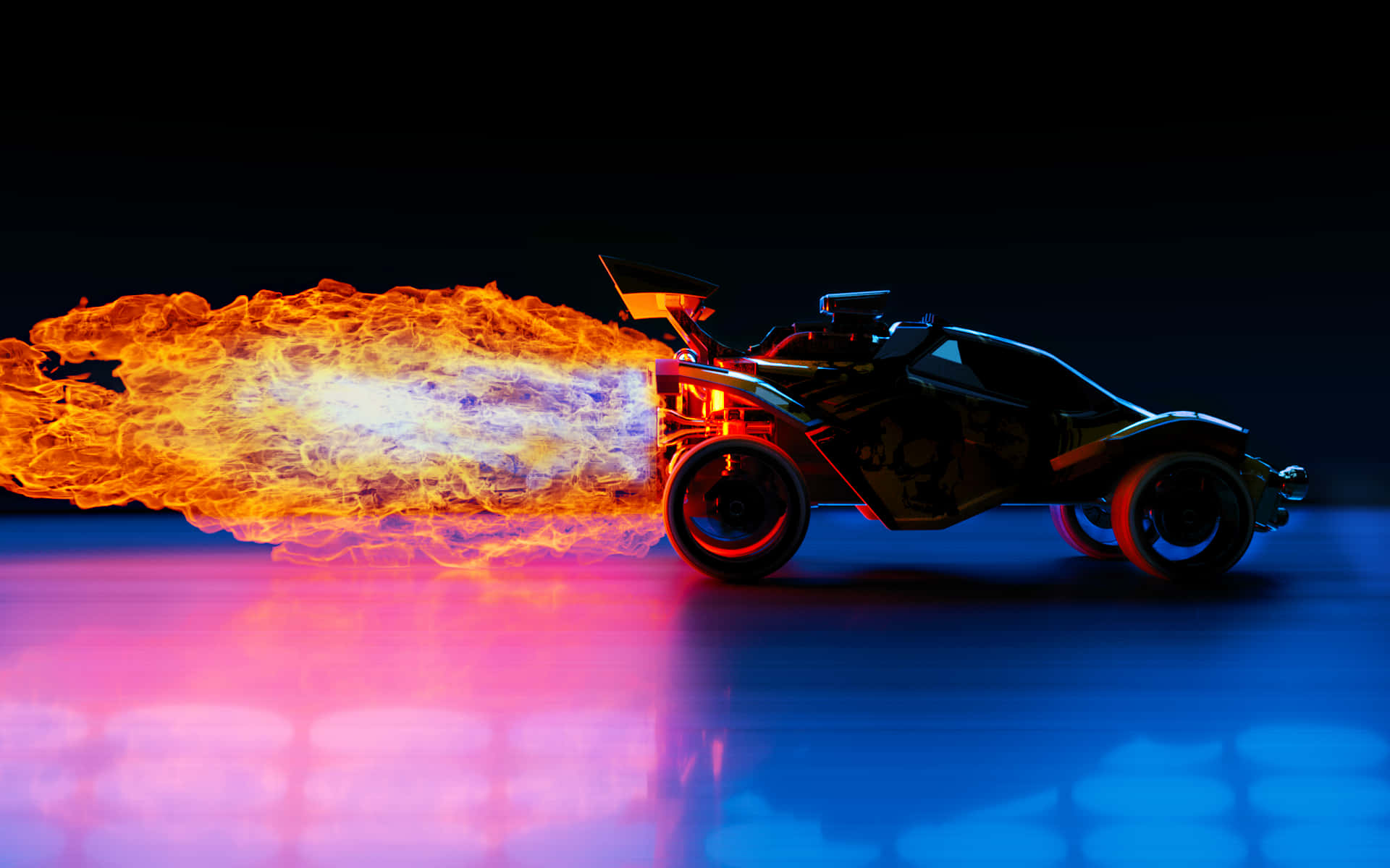 Streak Competitively In Rocket League Desktop Background