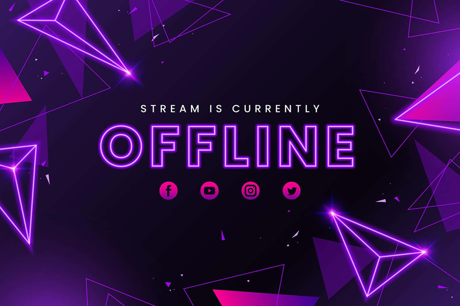 Streaming Is Currently Offline Background