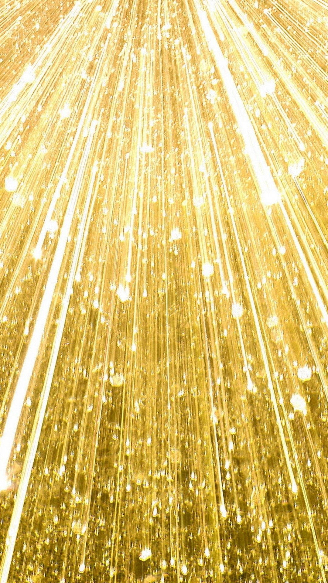 Streams Of Gold Sparkle Iphone